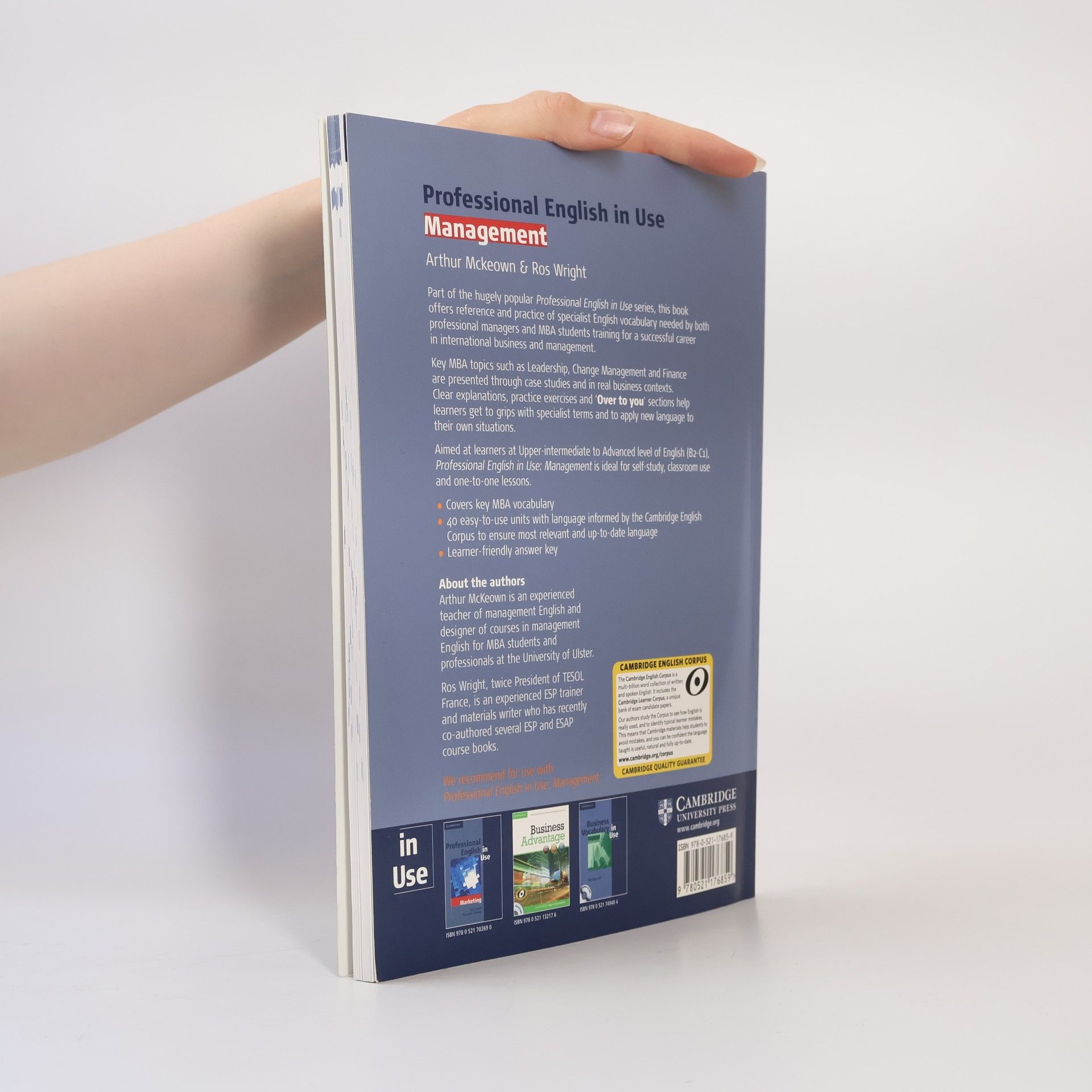 Mckeown Arthur Professional English in Use Management With Answers