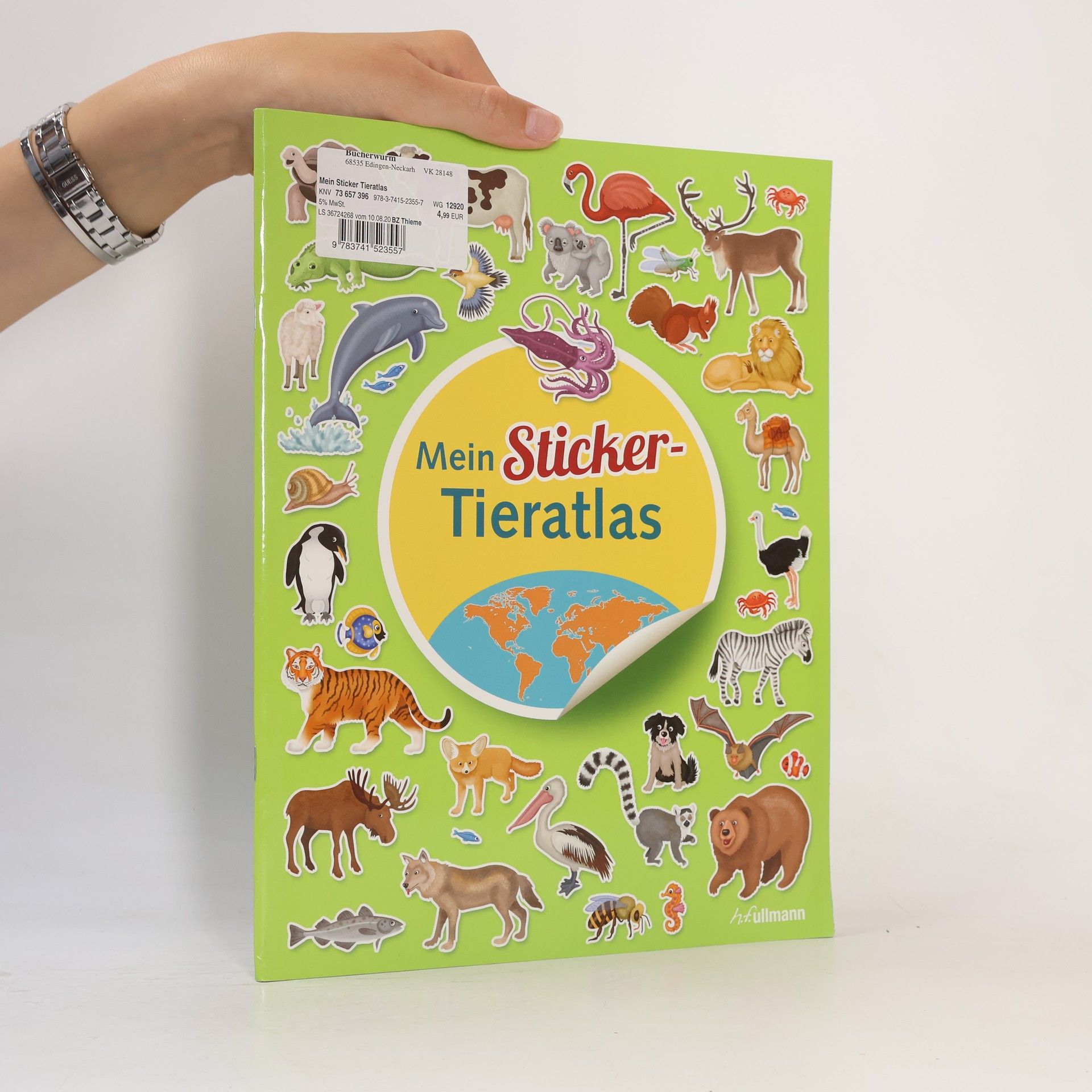 Mein Sticker Tieratlas