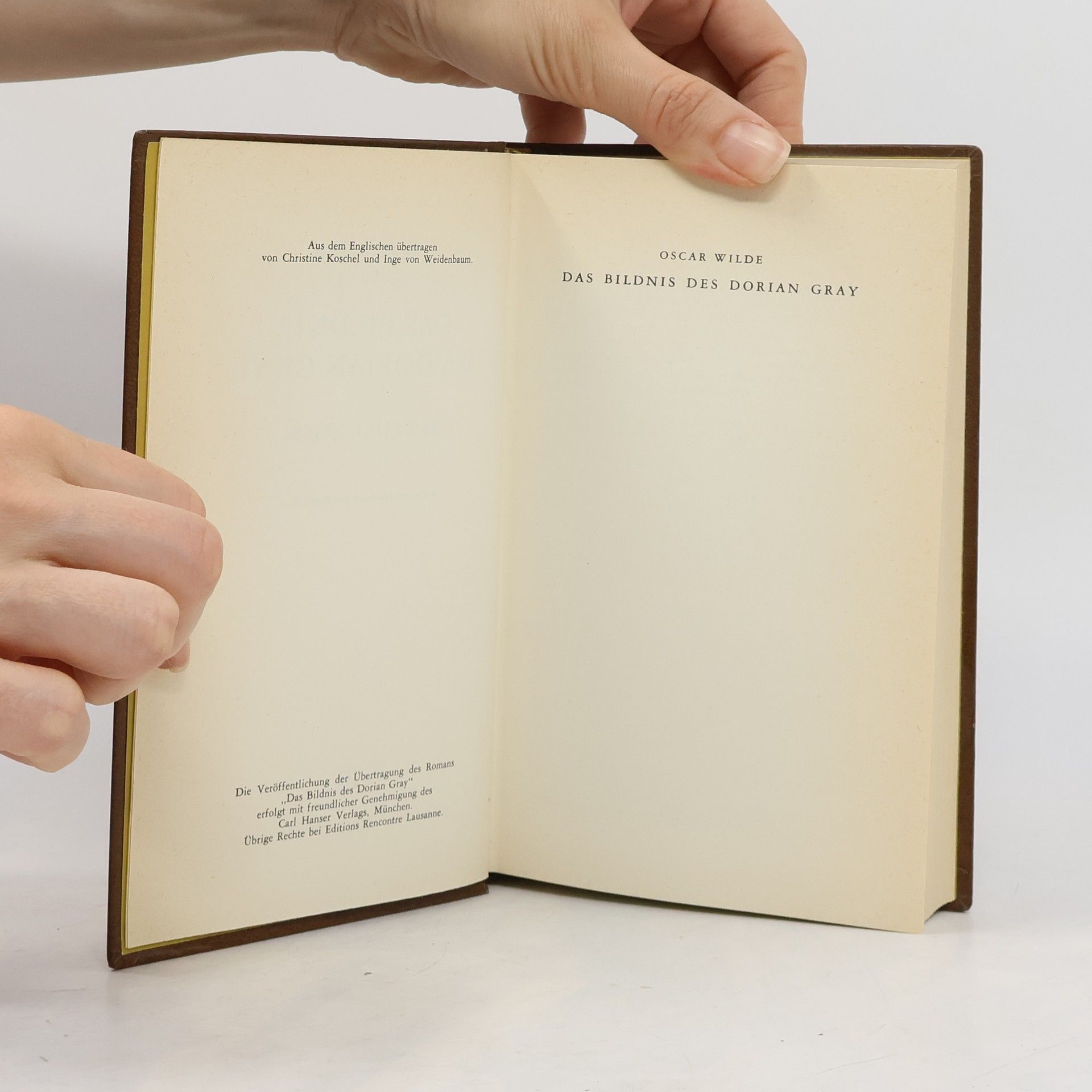 Oscar Wilde Das Bildnis des Dorian Gray