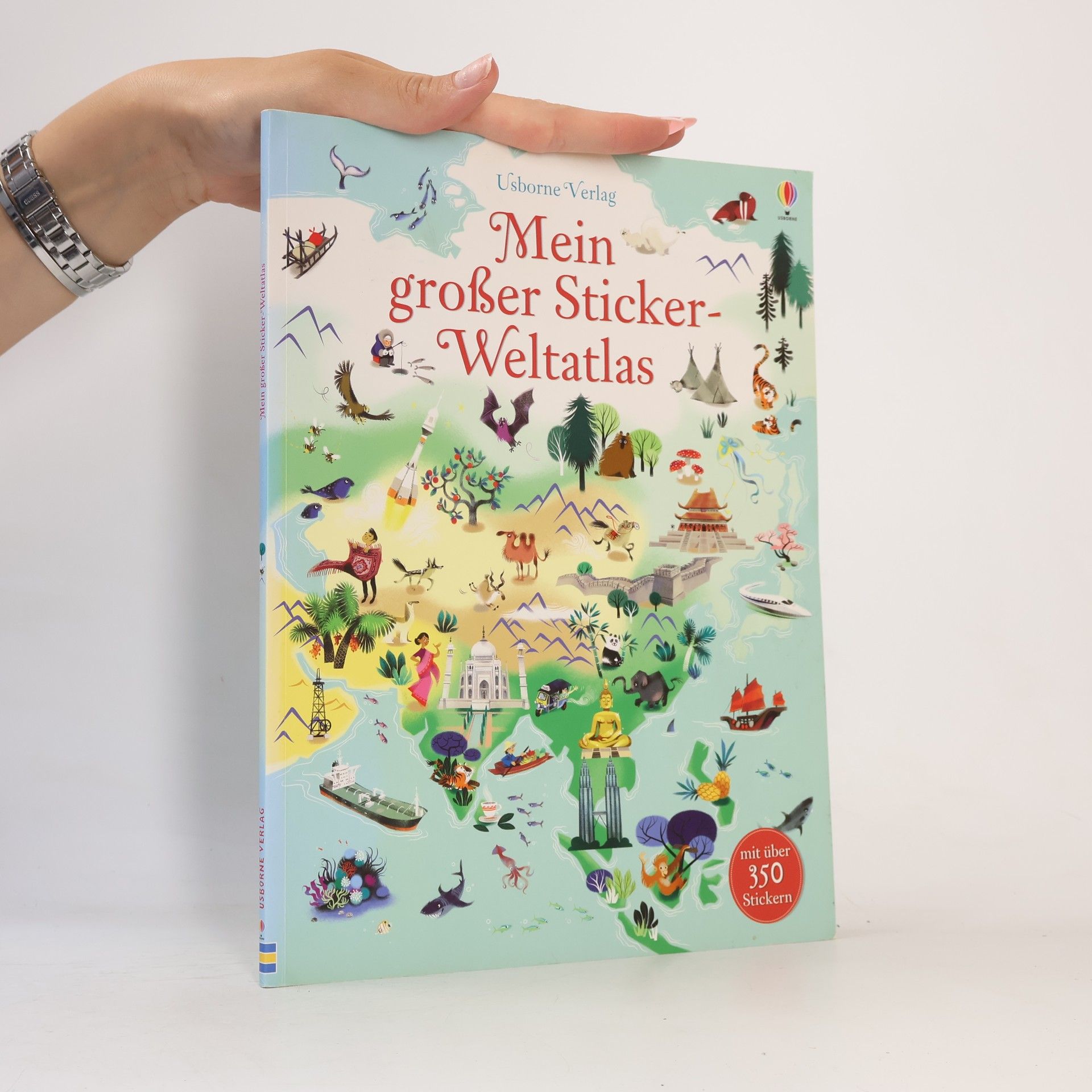 Sam Baer Mein großer Sticker-Weltatlas