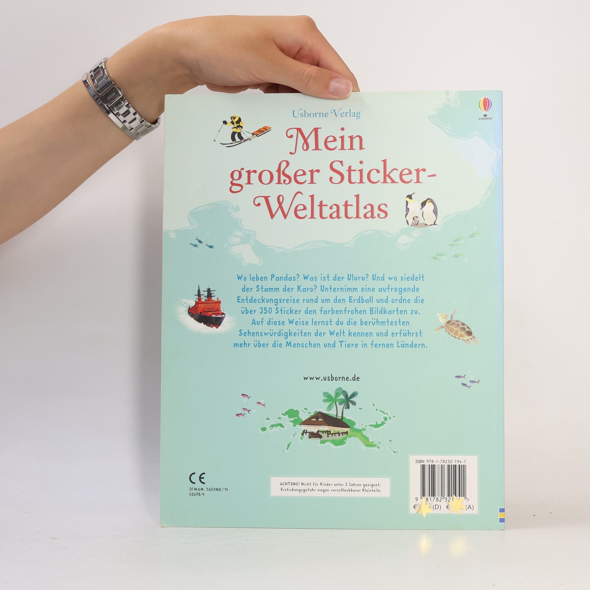 Sam Baer Mein großer Sticker-Weltatlas