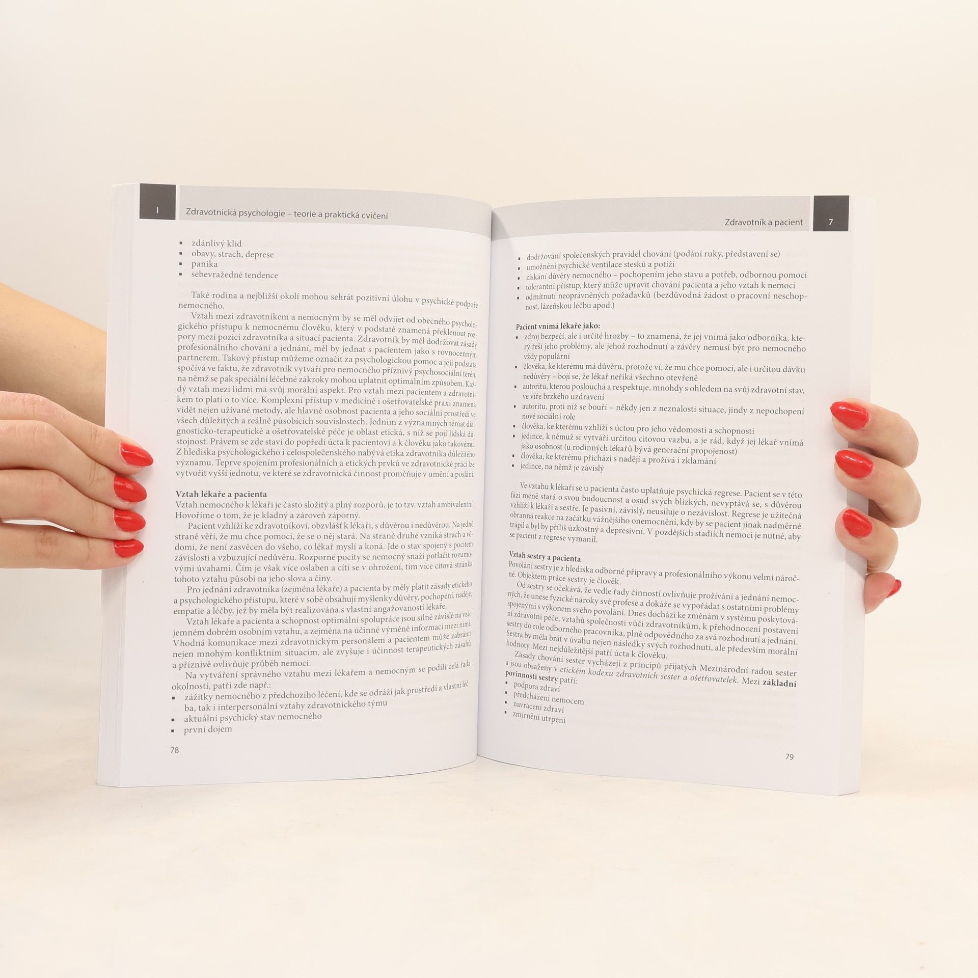 Eva Zacharová Zdravotnická psychologie. Teorie a praktická cvičení