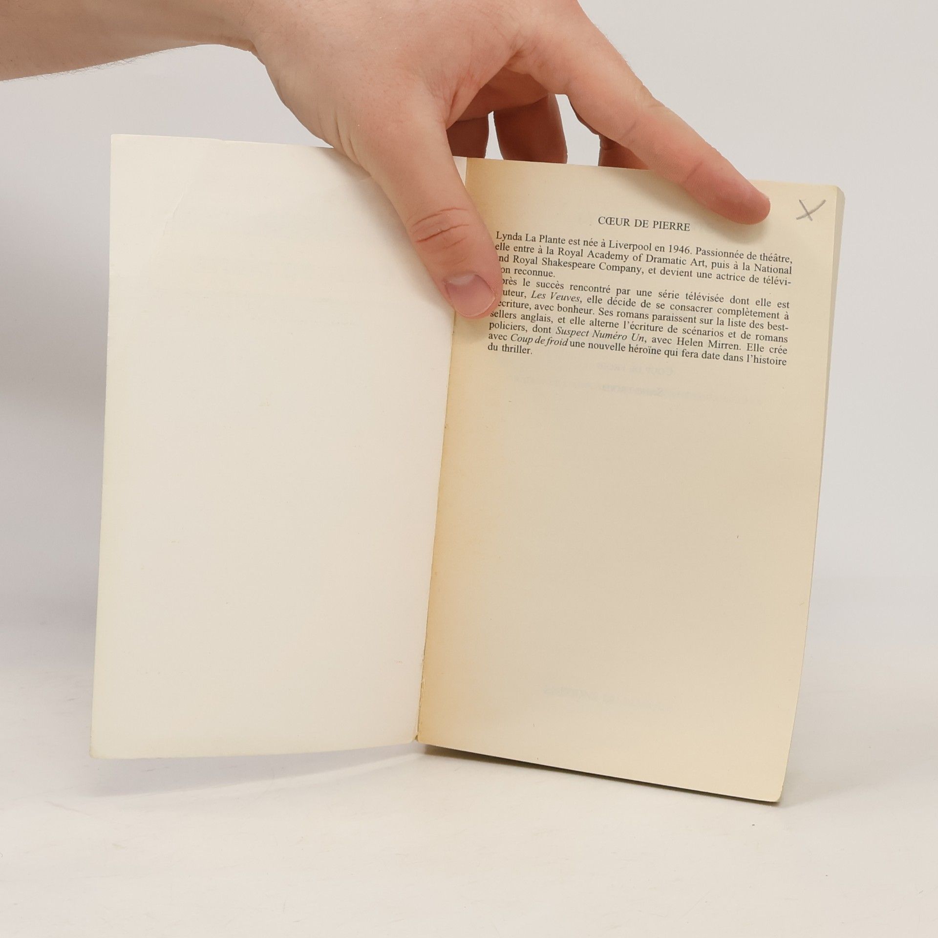Lynda La Plante Le Livre de Poche: Cœur de pierre - Texte intégral