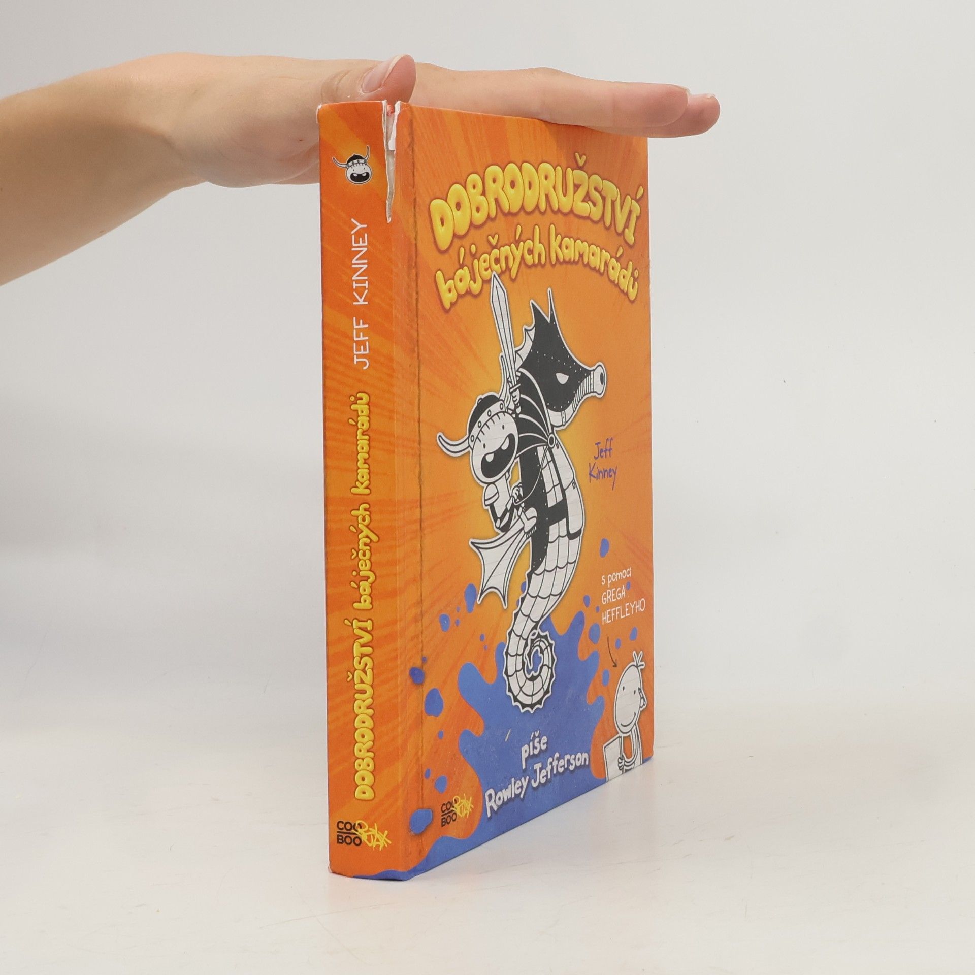 Jeff Kinney Dobrodružství báječných kamarádů. Píše Rowley Jefferson