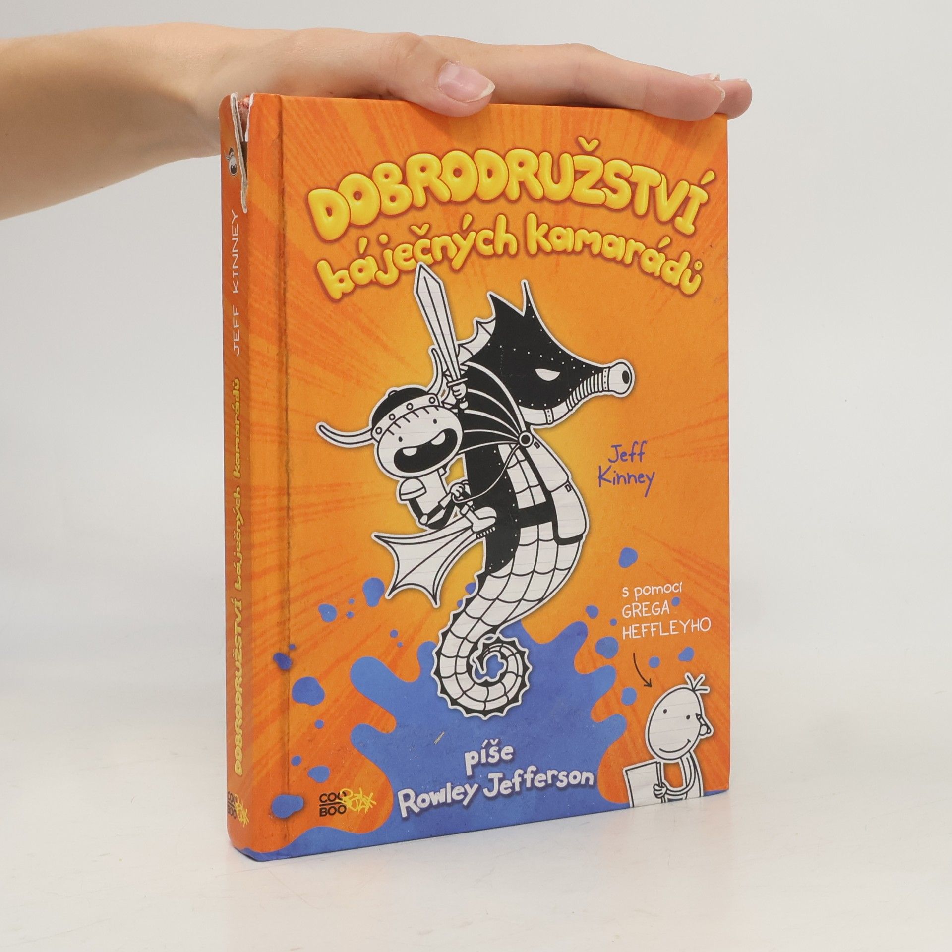 Jeff Kinney Dobrodružství báječných kamarádů. Píše Rowley Jefferson