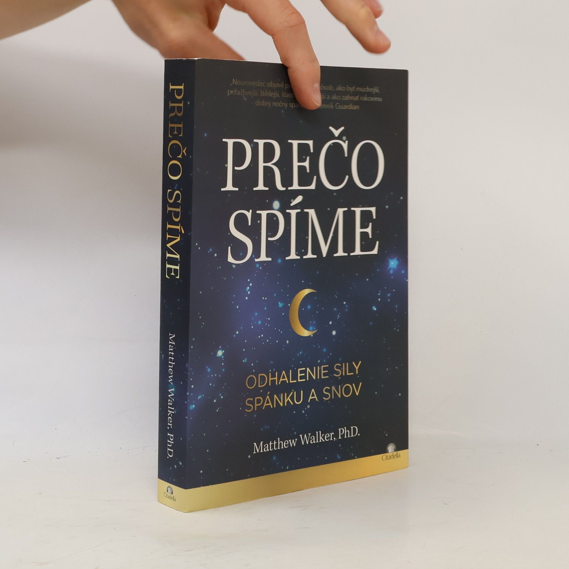Matthew Walker Prečo spíme