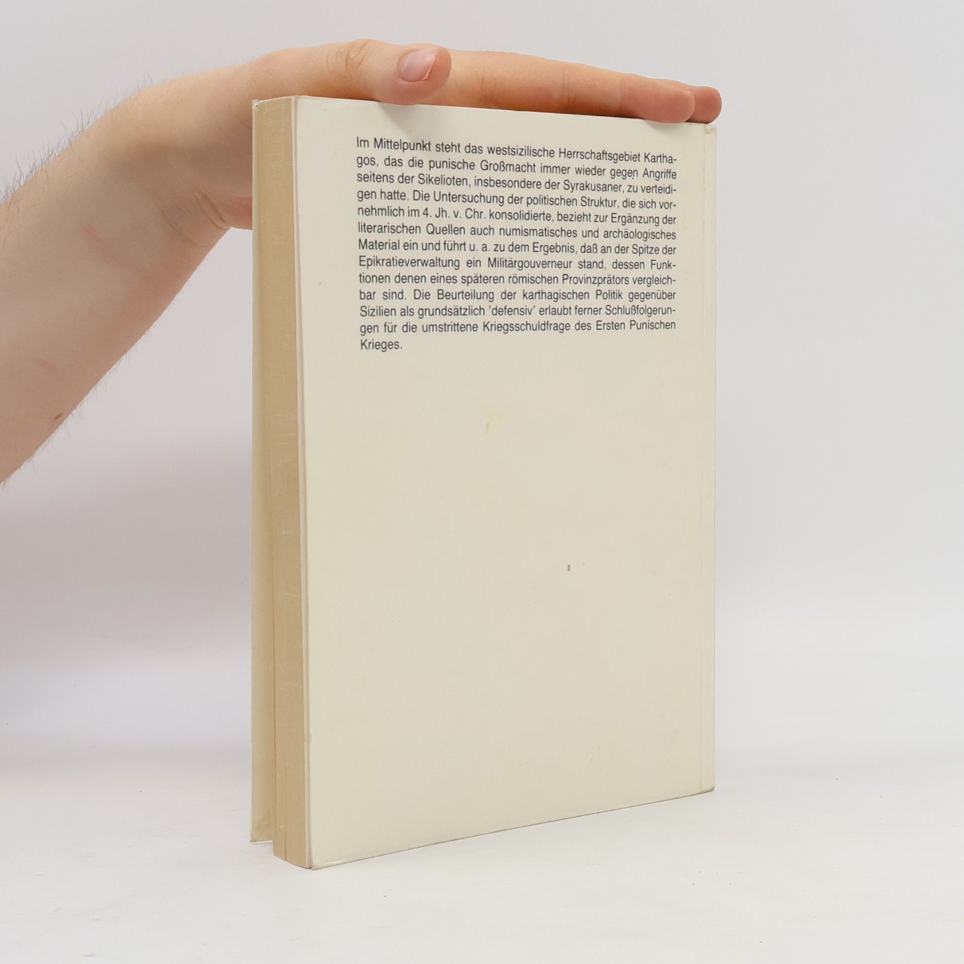 Linda-Marie Hans Historische Texte und Studien: Karthago und Sizilien