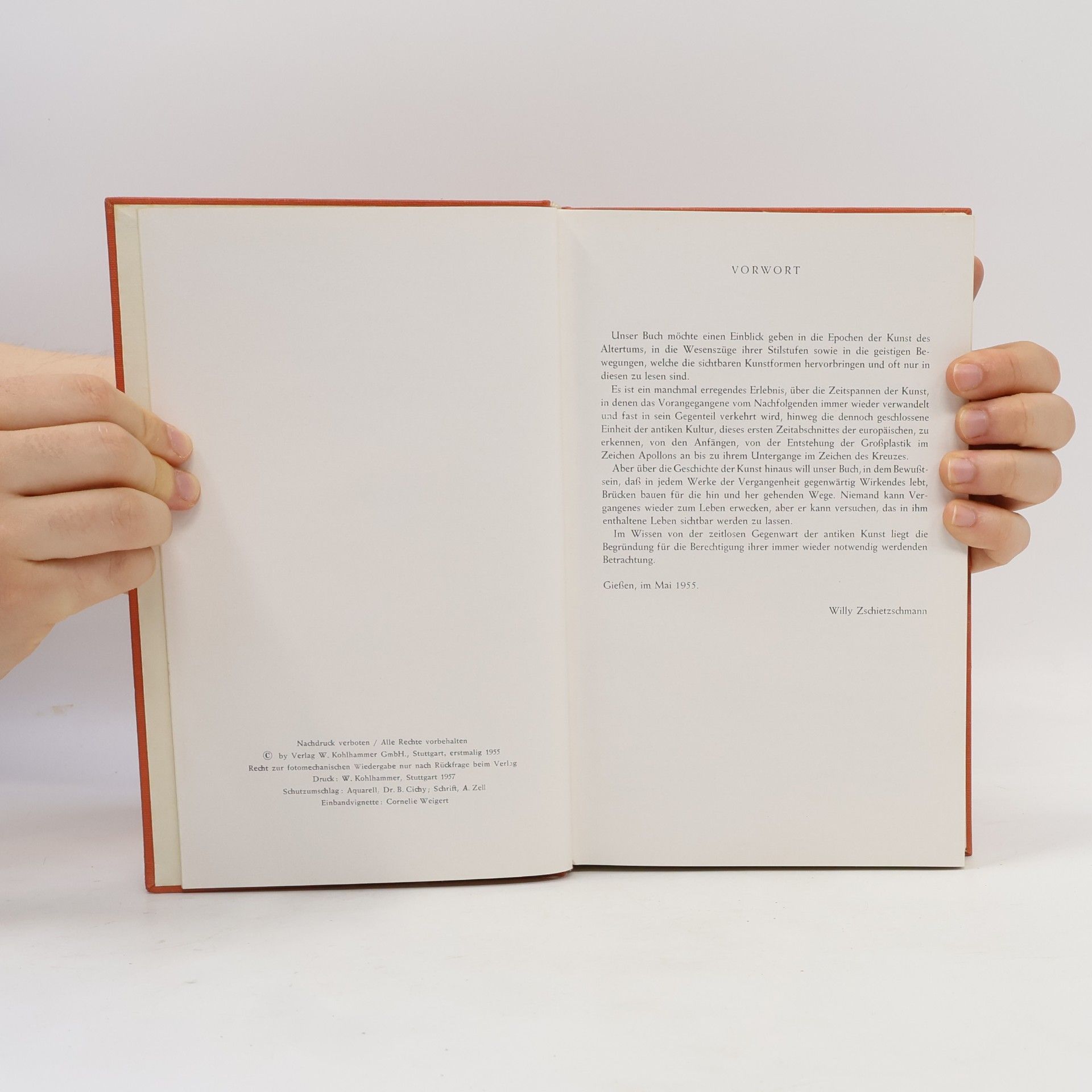 Willy Zschietzschmann Kunstgeschichte der Griechen und Römer