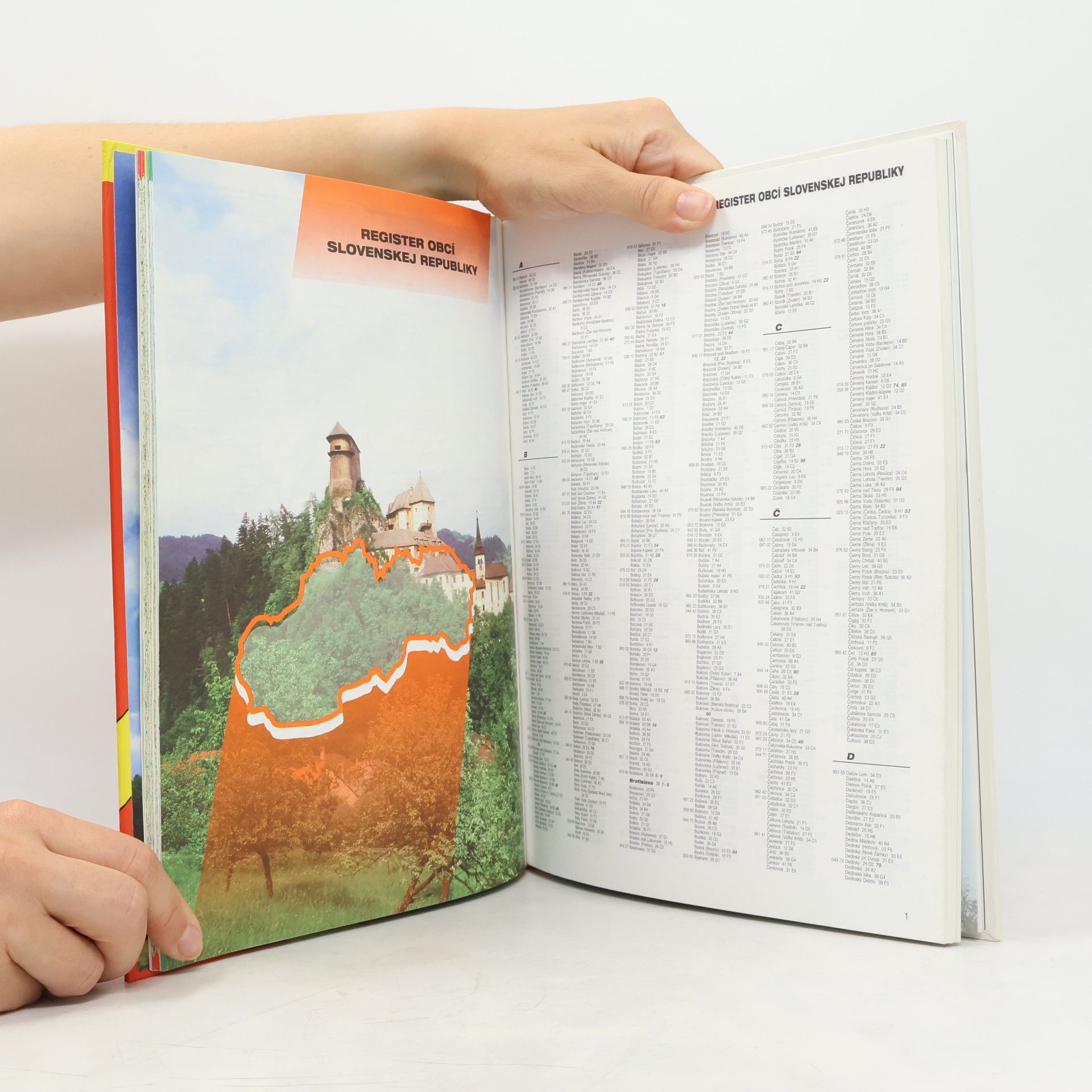 Kolektív autorov Cestovný atlas Slovenská republika