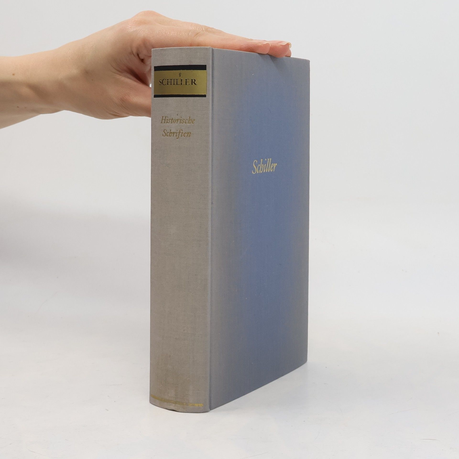 Friedrich Schiller Historische Schriften