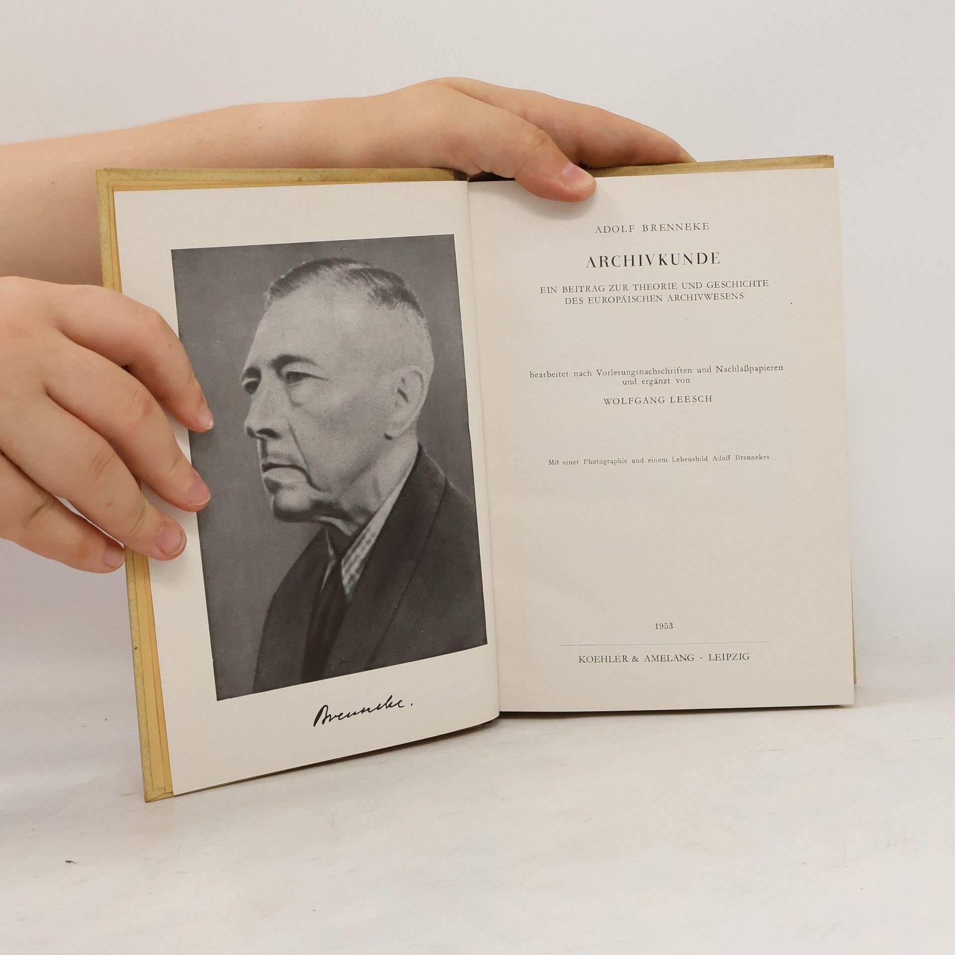 Adolf Brenneke Archivkunde