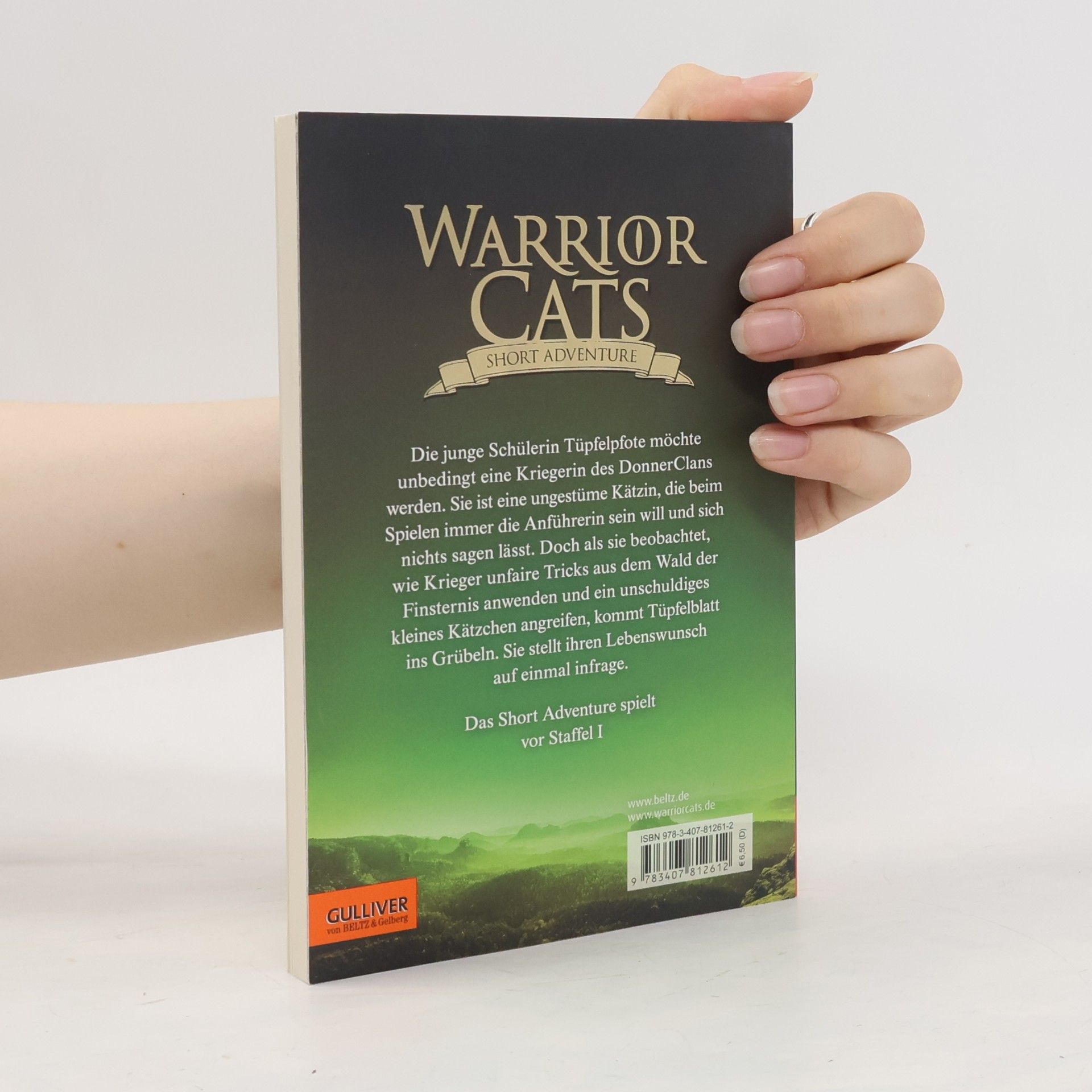 Erin Hunter Warrior Cats. Short Adventure. Tüpfelblatts Herz