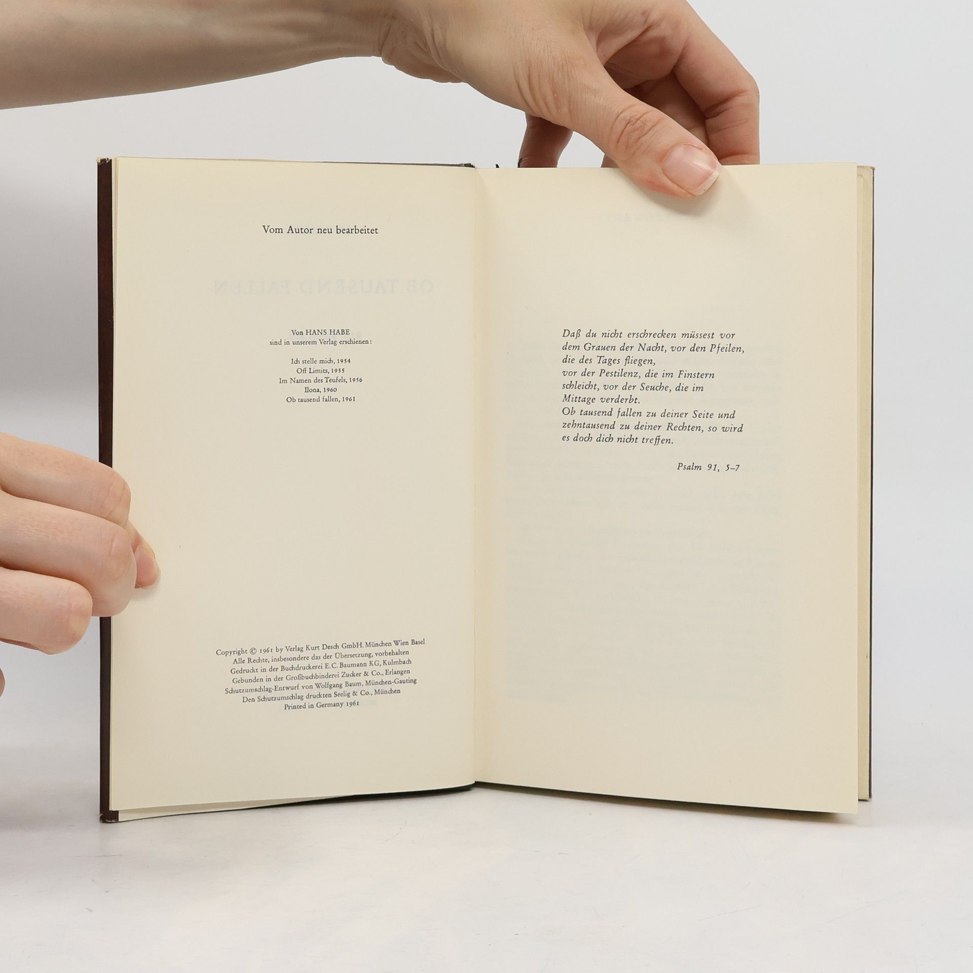 Hans Habe Ob tausend fallen