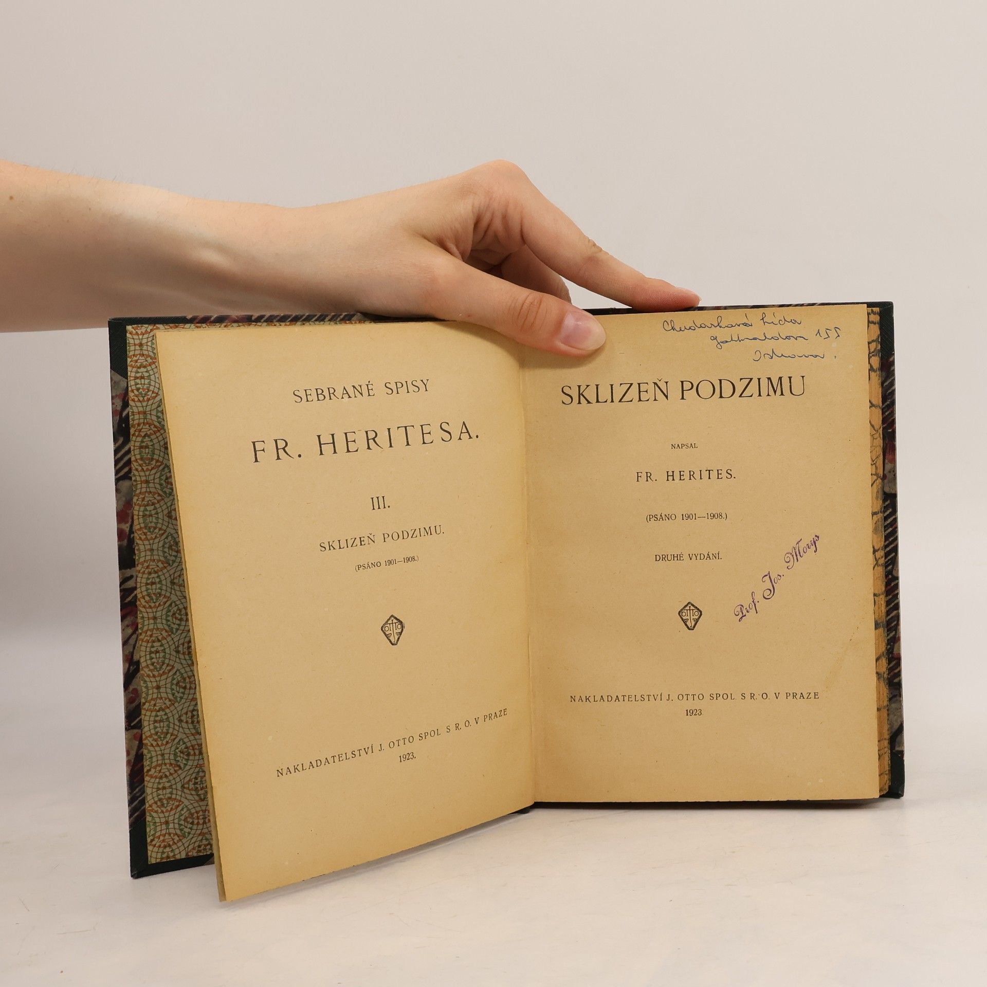 Fr. Heritesa Sebrané spisy Fr. Hertesa III.