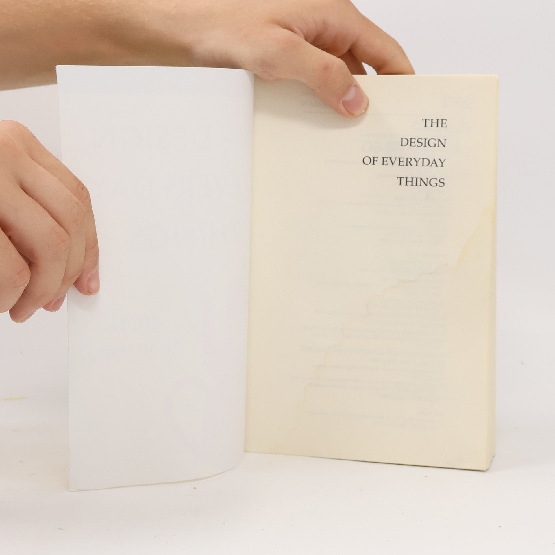 Donald A. Norman The design of everyday things