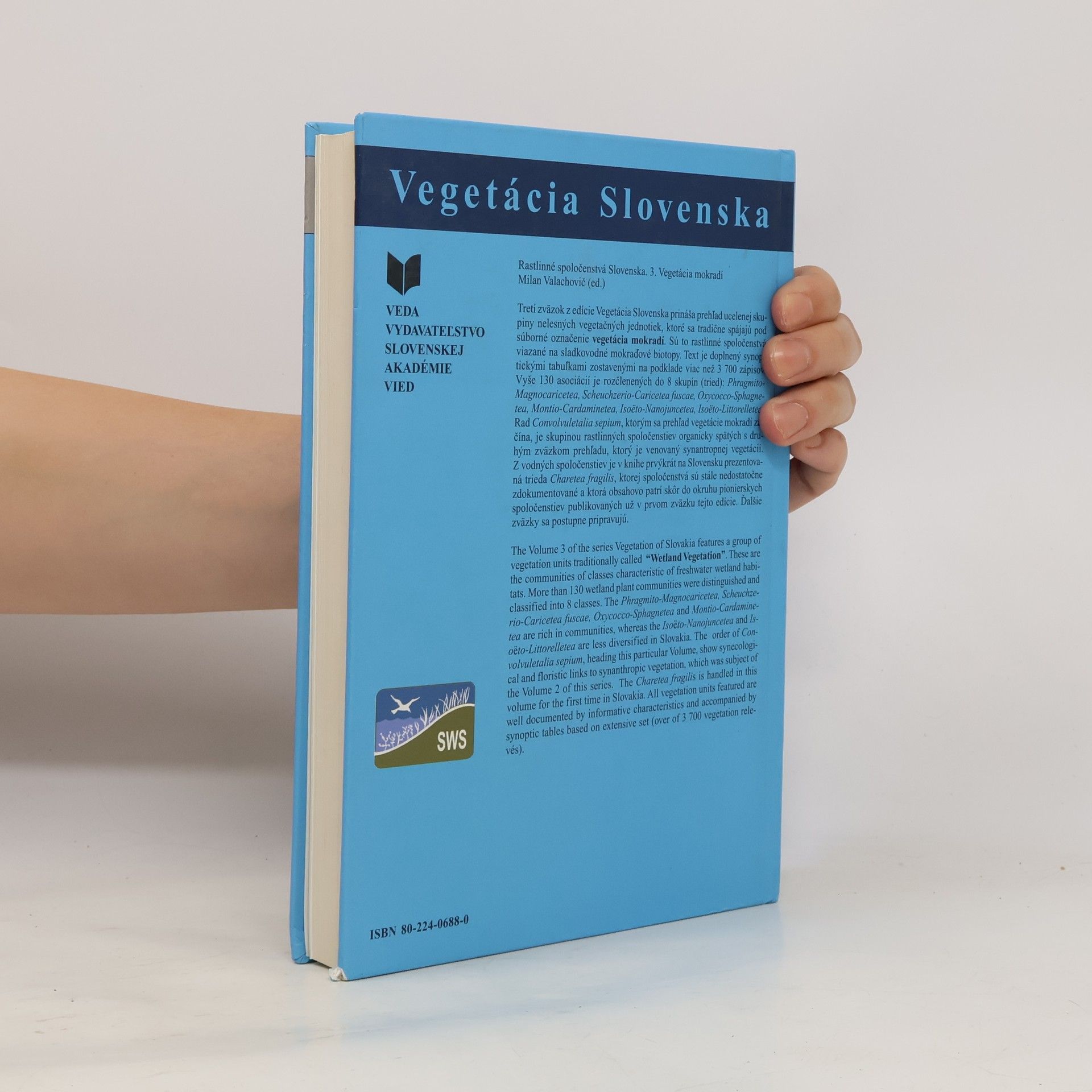 Milan Valachovič Rastlinné spoločenstvá Slovenska. 3, Vegetácia mokradí