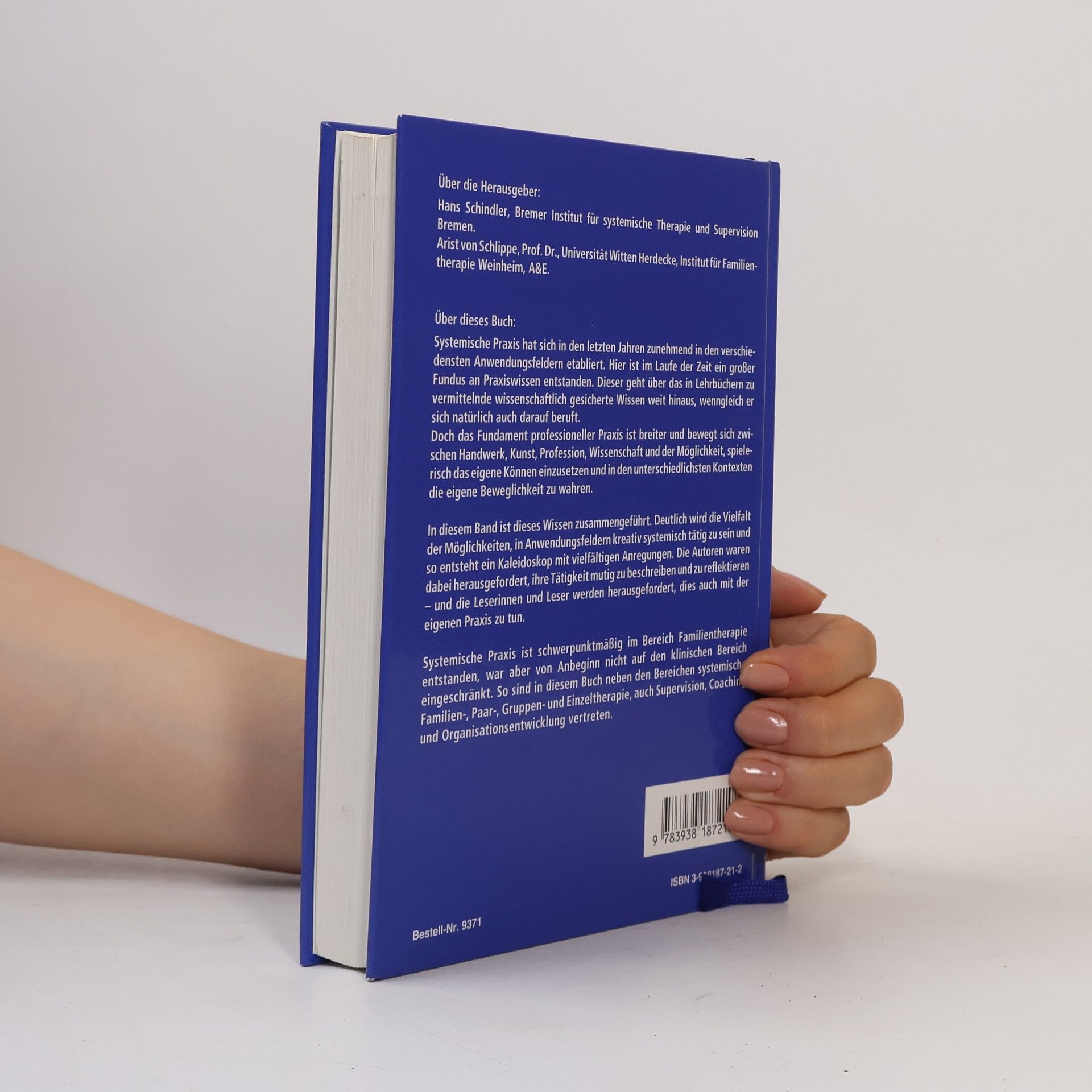 Hans Schindler Anwendungsfelder systemischer Praxis