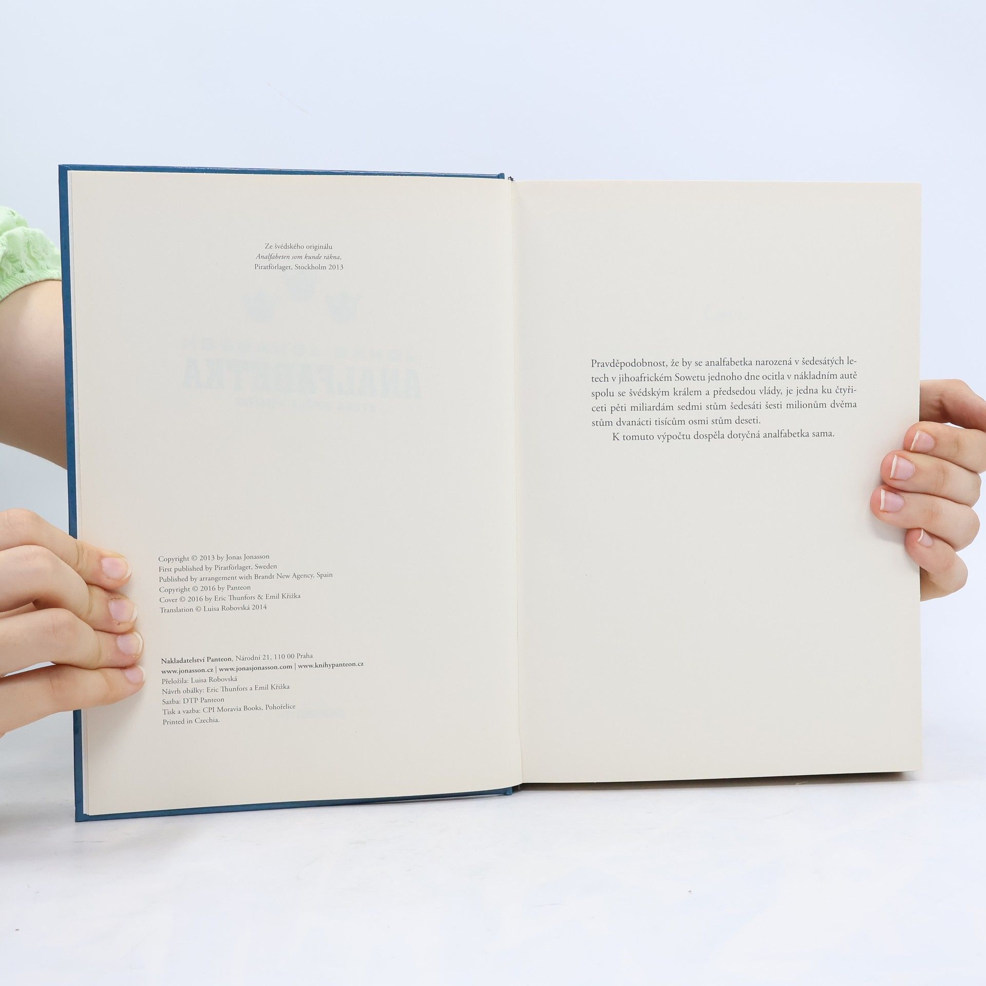 Jonas Jonasson Analfabetka, která uměla počítat