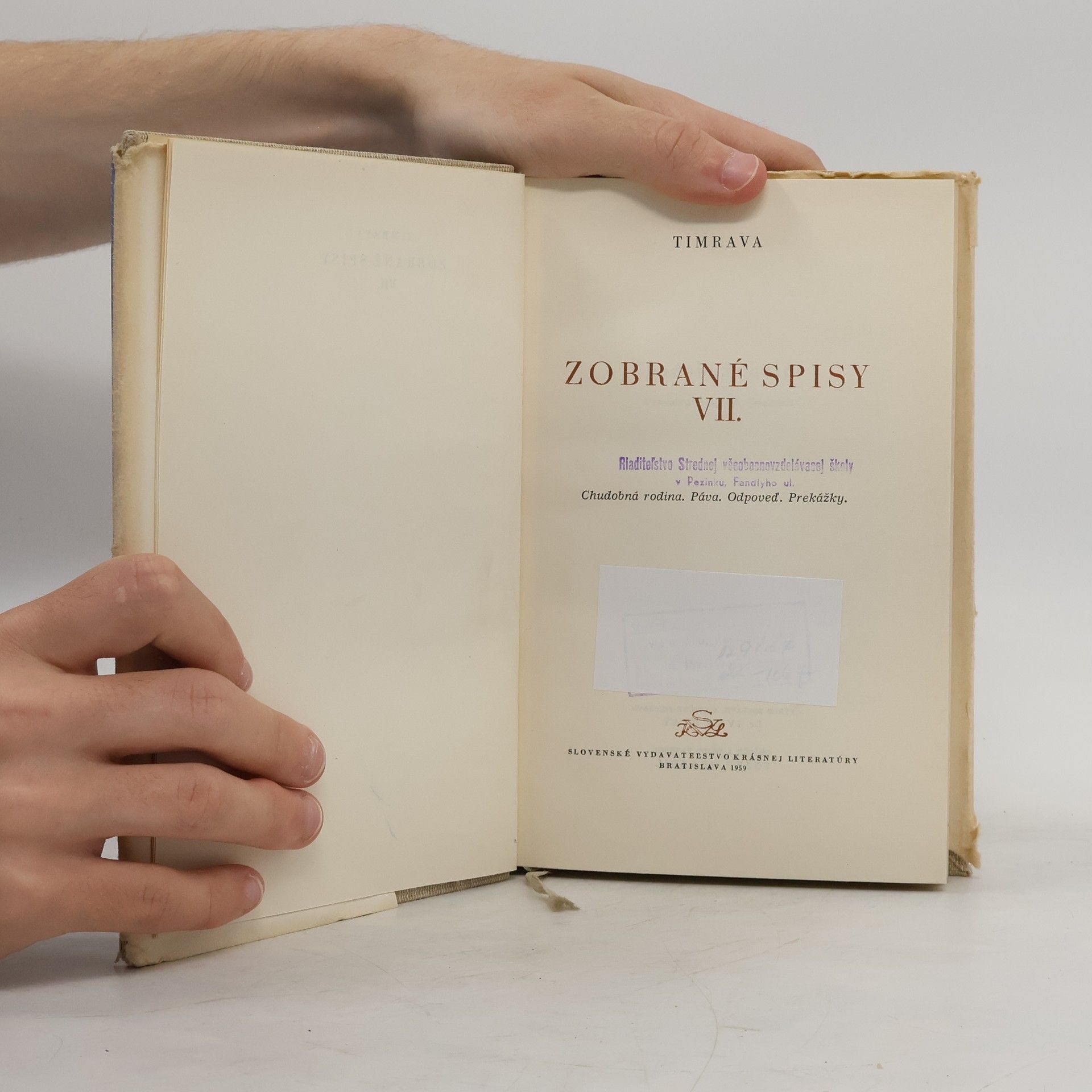Timrava Timrava: zobrané spisy VII.