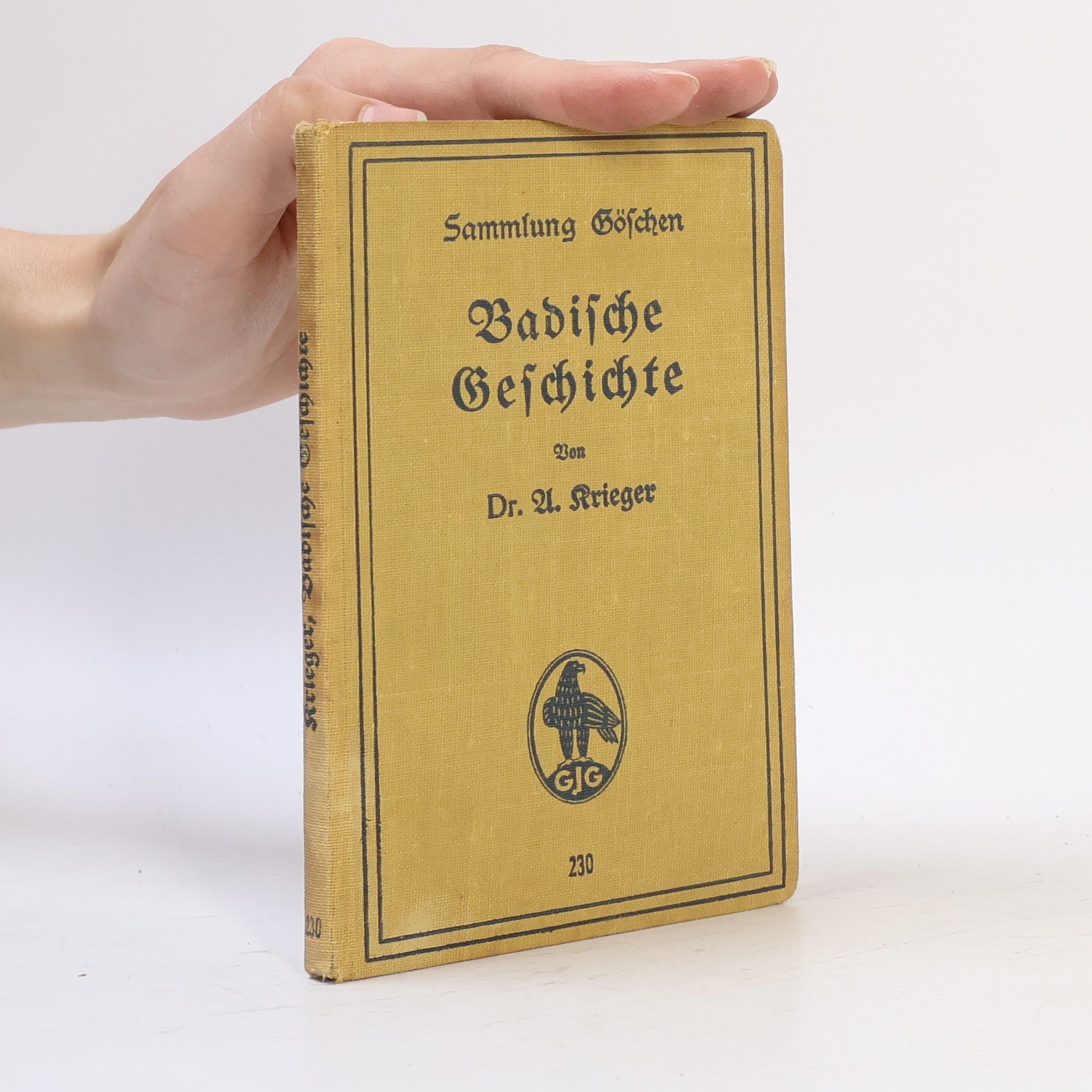 A. Krieger Badische Geschichte