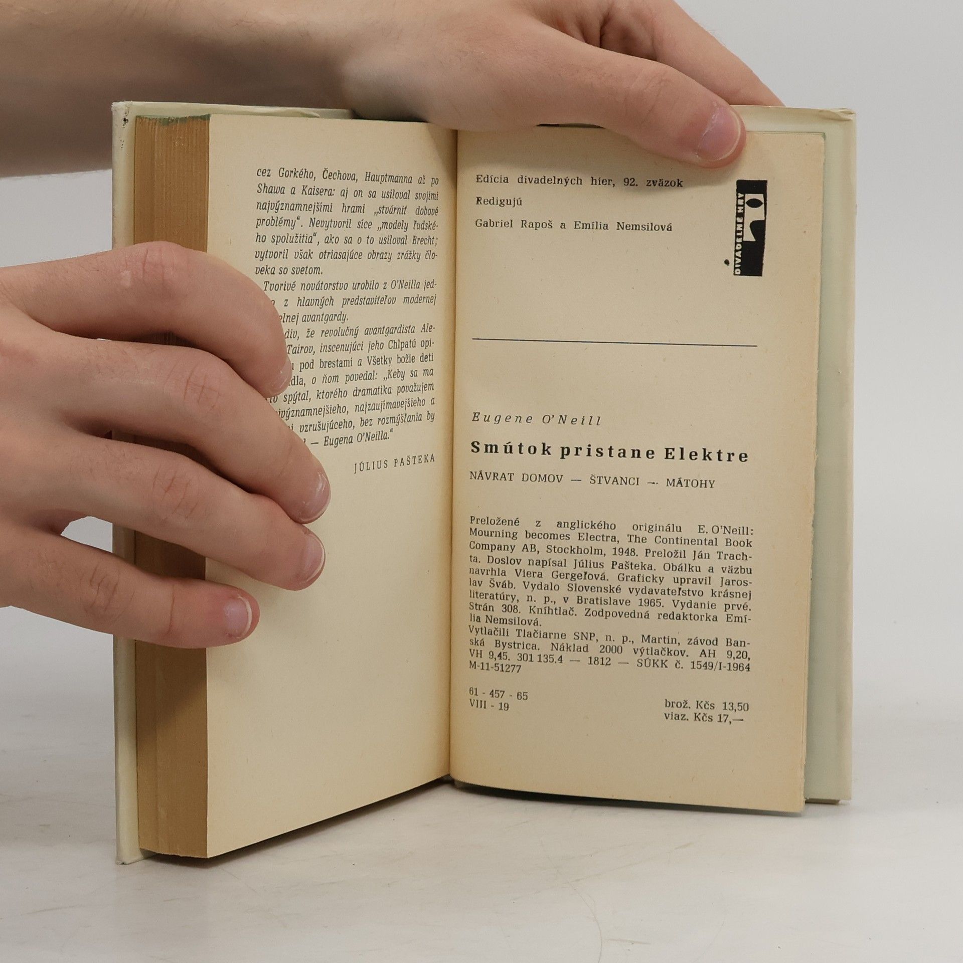Eugene O’Neill Smútok pristane Elektre