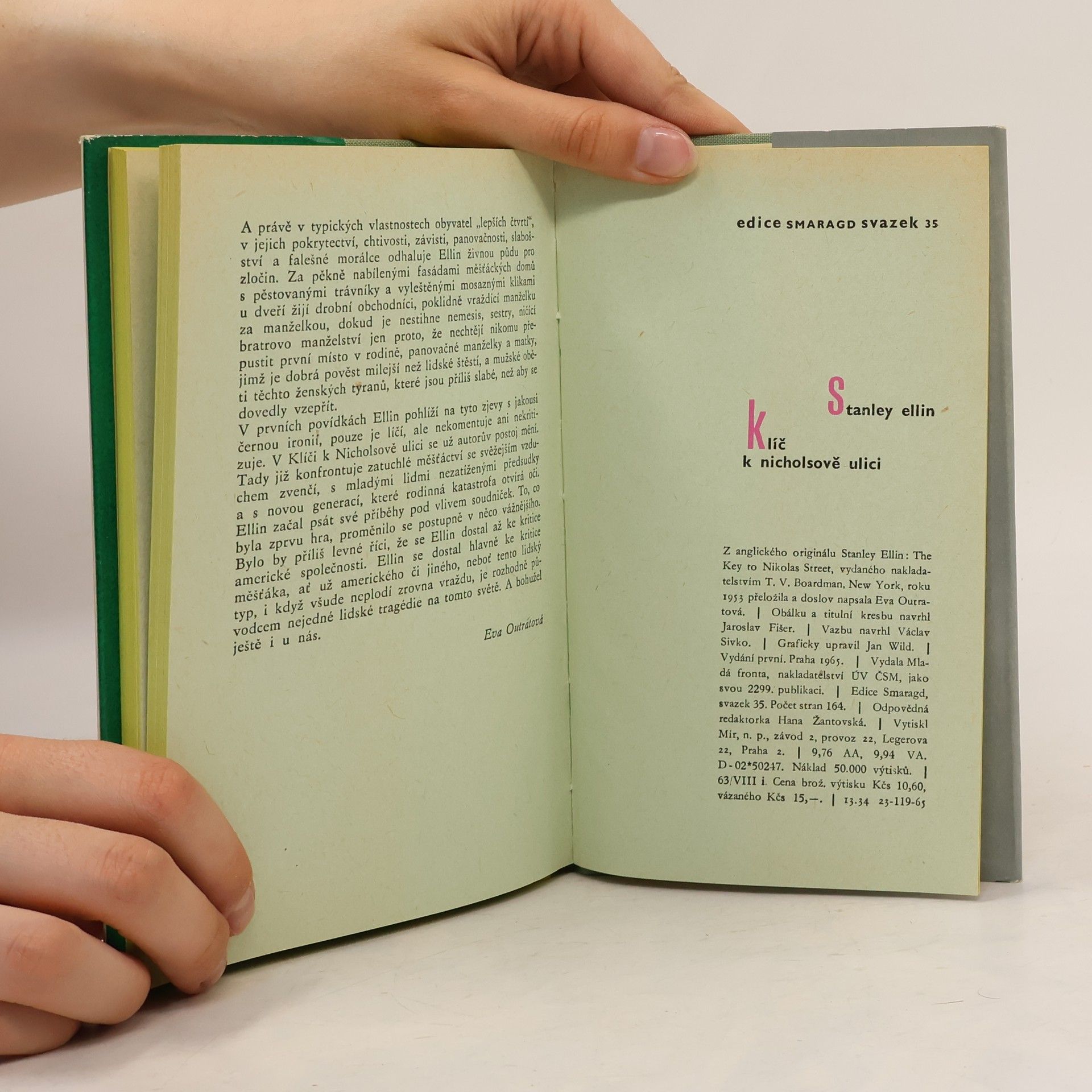Stanley Ellin Klíč k Nicholsově ulici