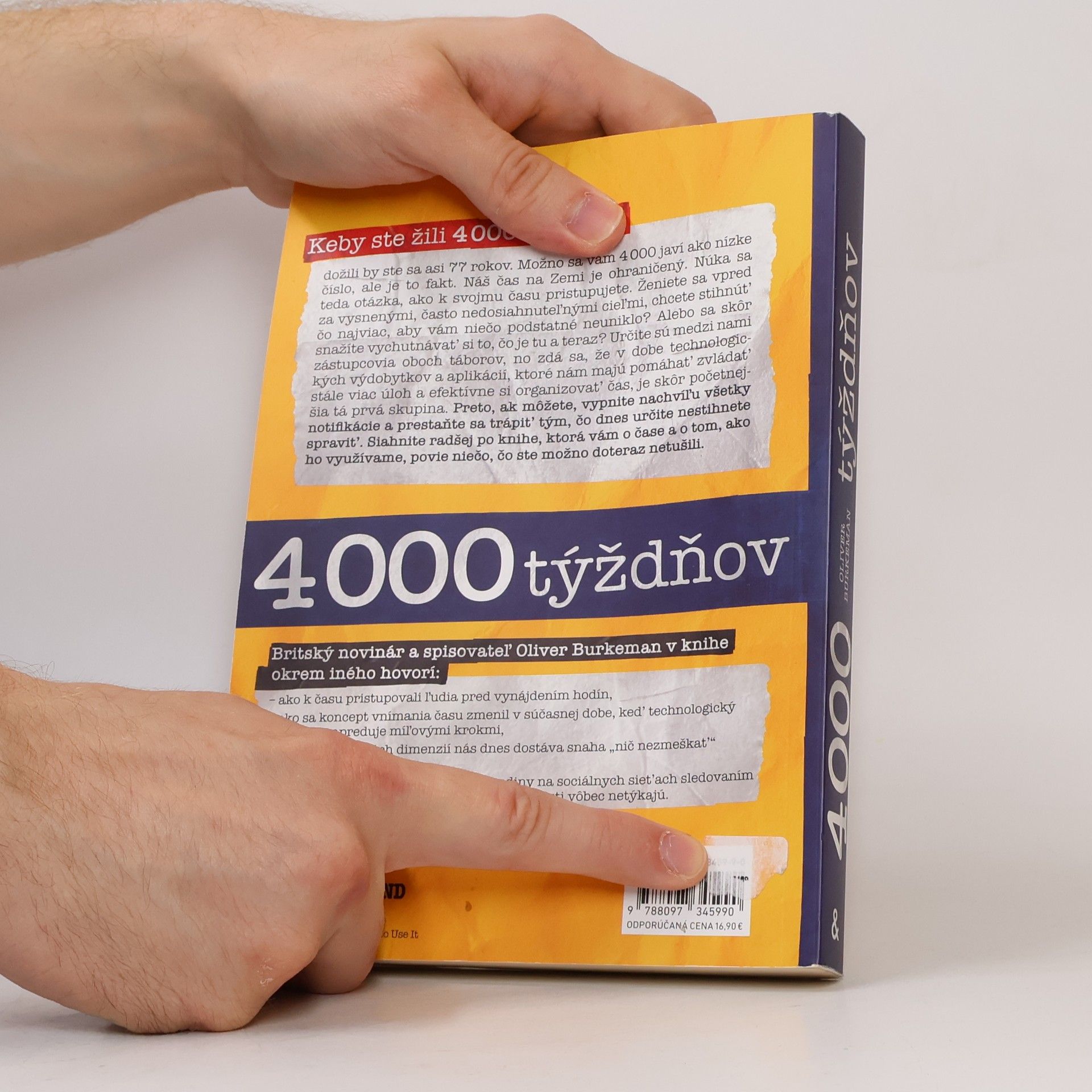 Oliver Burkeman 4000 týždňov