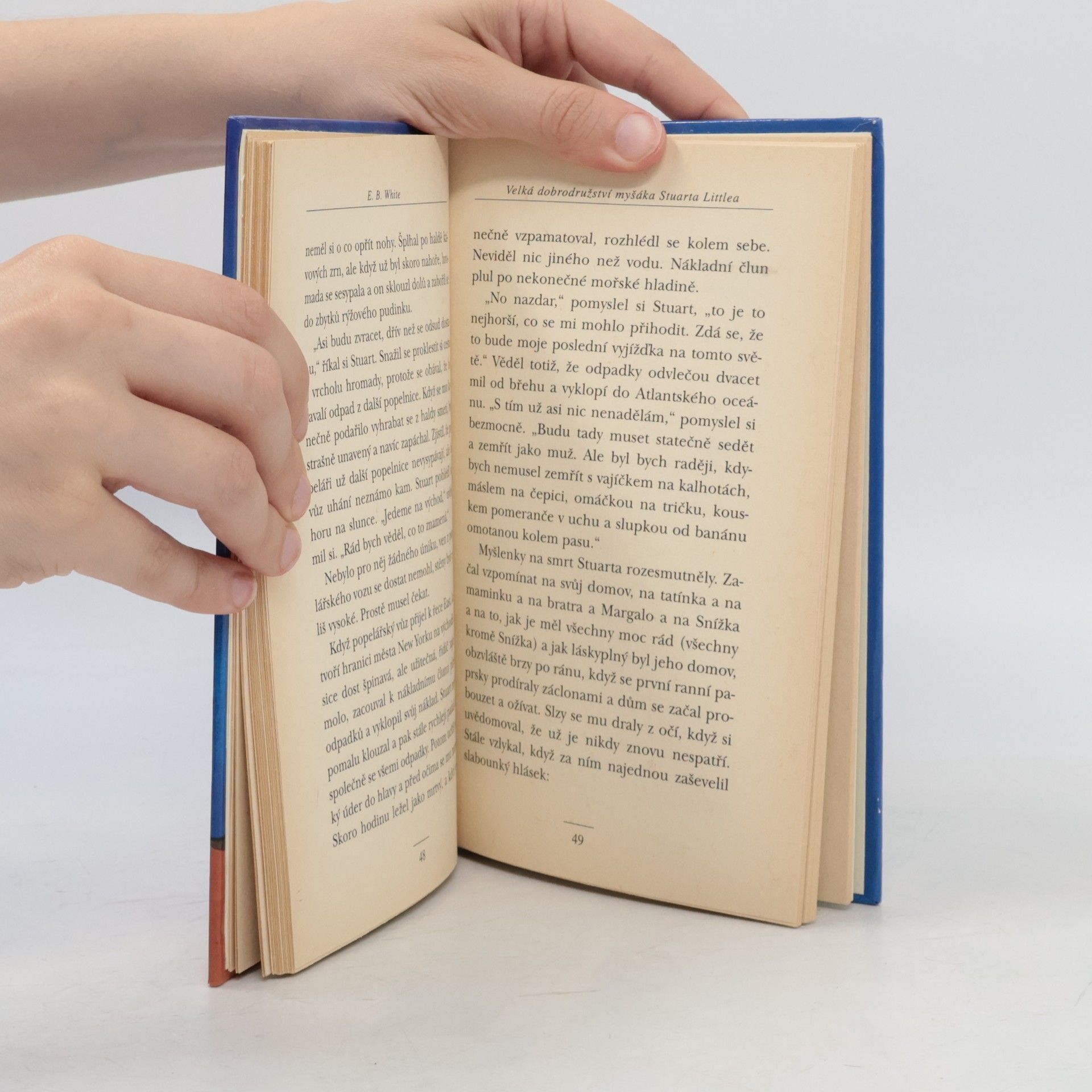 E. B. Elwyn Brooks White Velká dobrodružství myšáka Stuarta Littlea