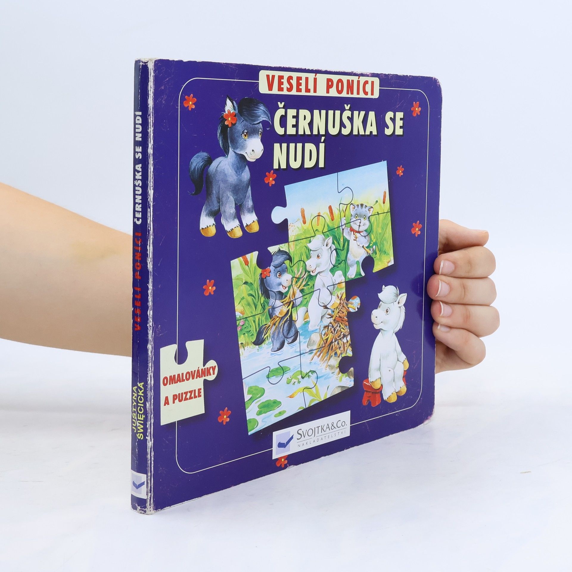 Justyna Święcicka Černuška se nudí : omalovánky a puzzle