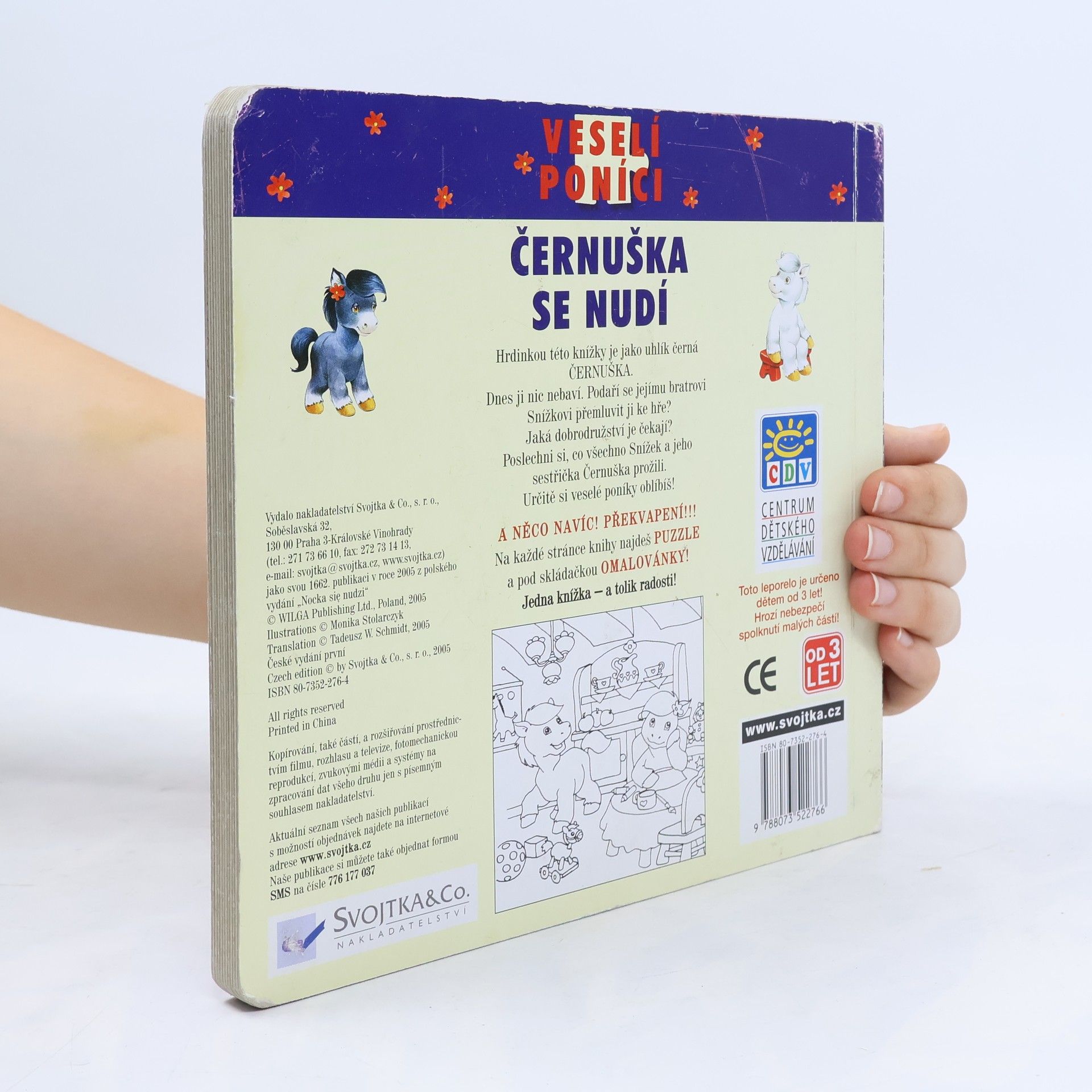 Justyna Święcicka Černuška se nudí : omalovánky a puzzle