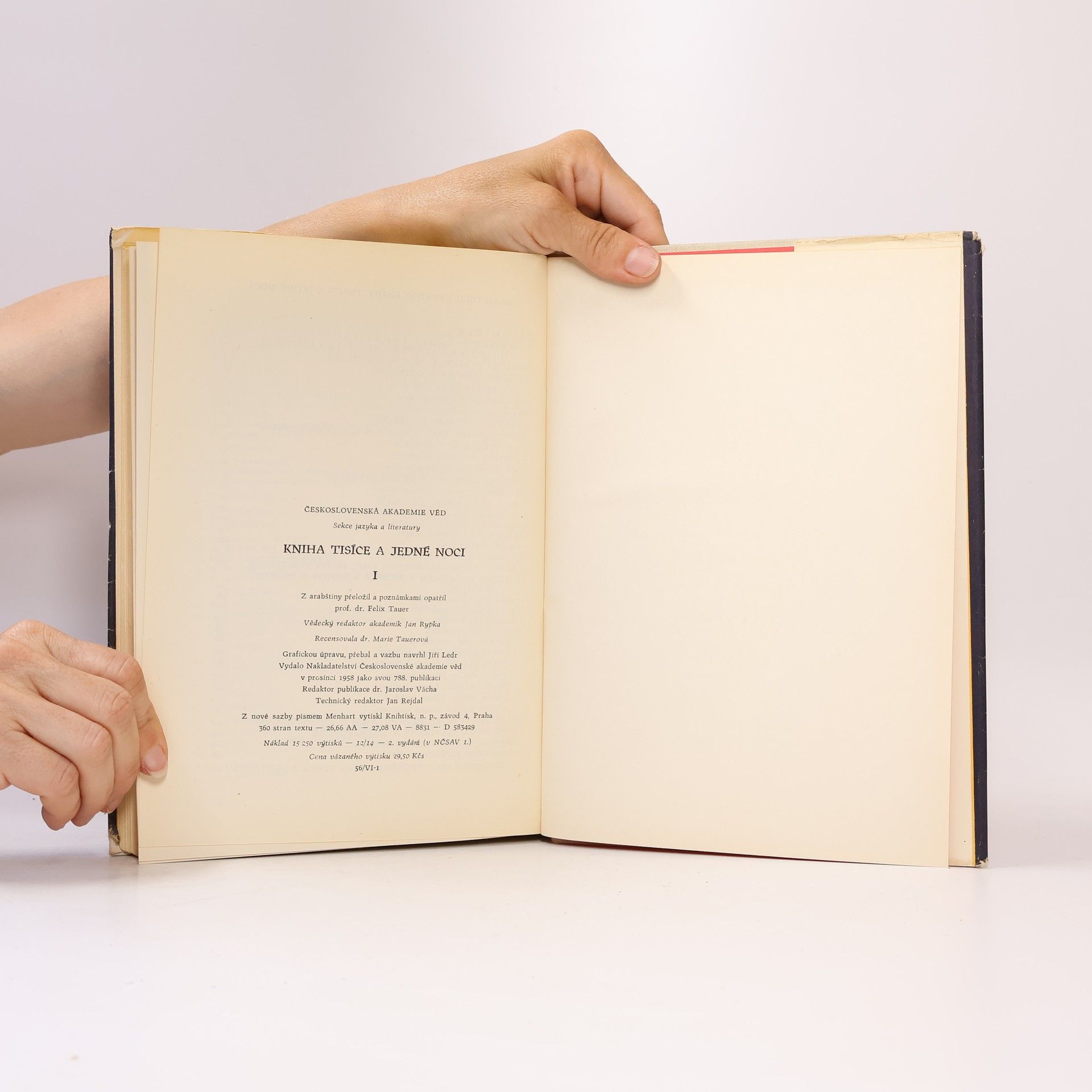 Various authors Kniha tisíce a jedné noci I.
