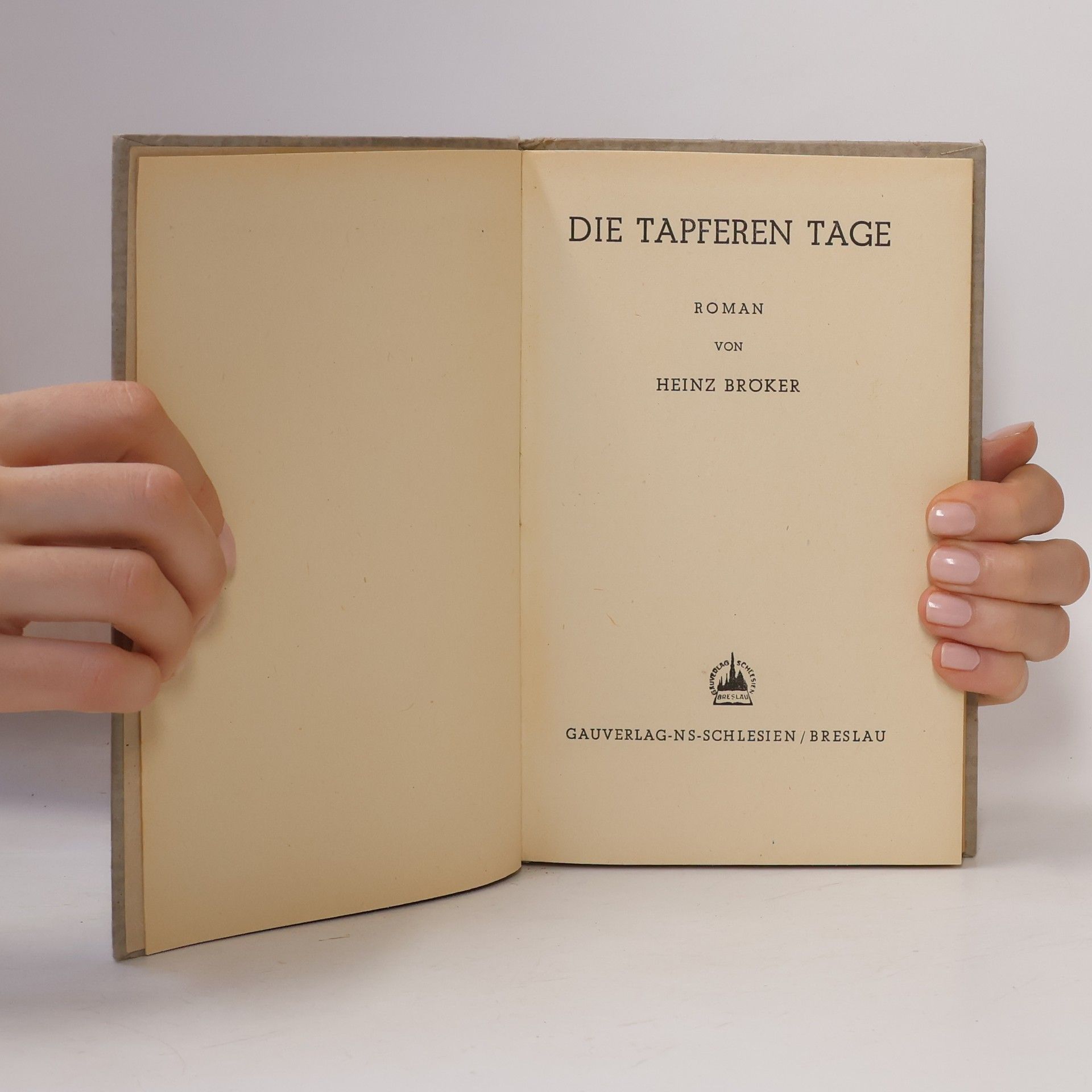 Heinz Bröker Die Tapferen Tage