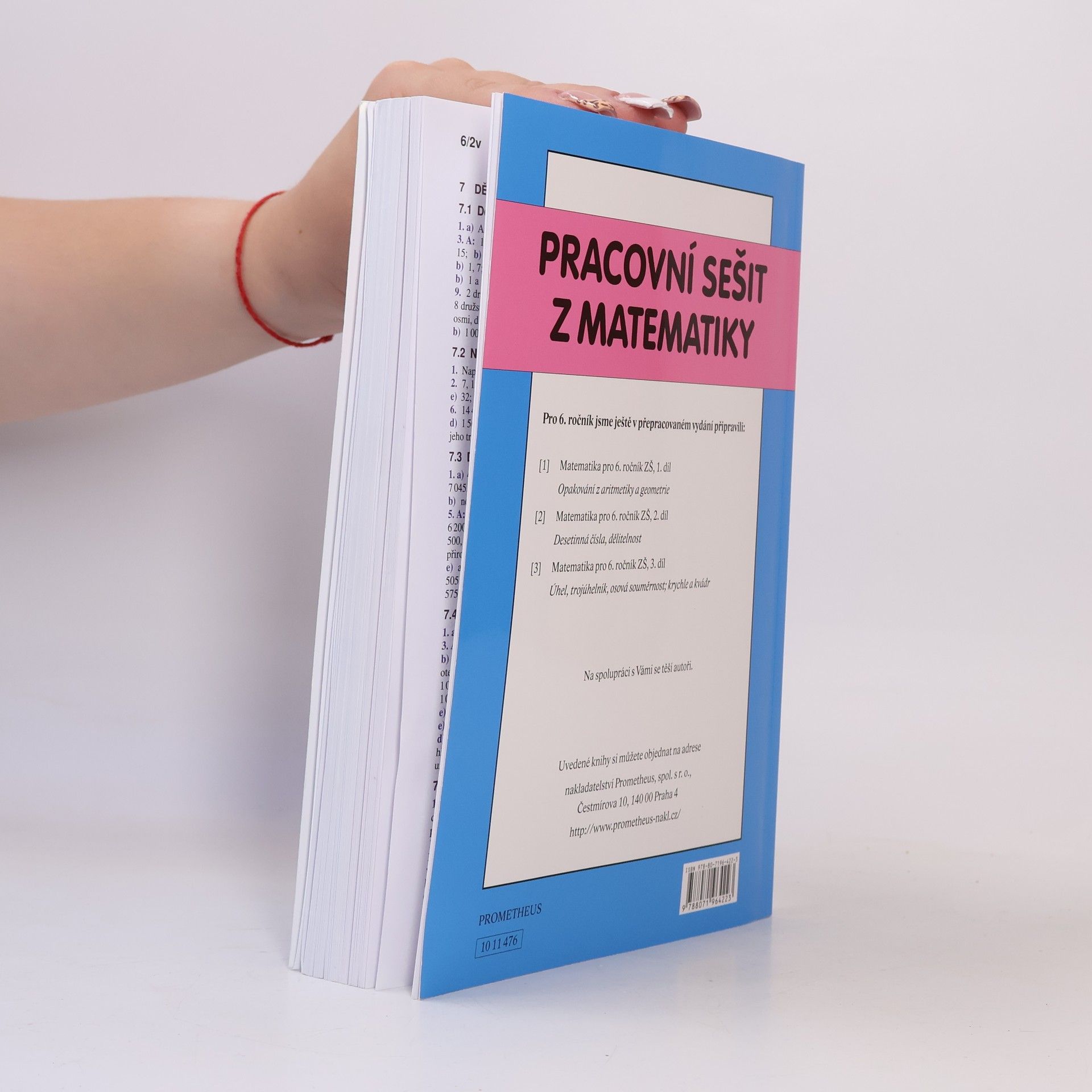 Oldřich Odvárko Pracovní sešit z matematiky : soubor úloh pro 6. ročník základní školy