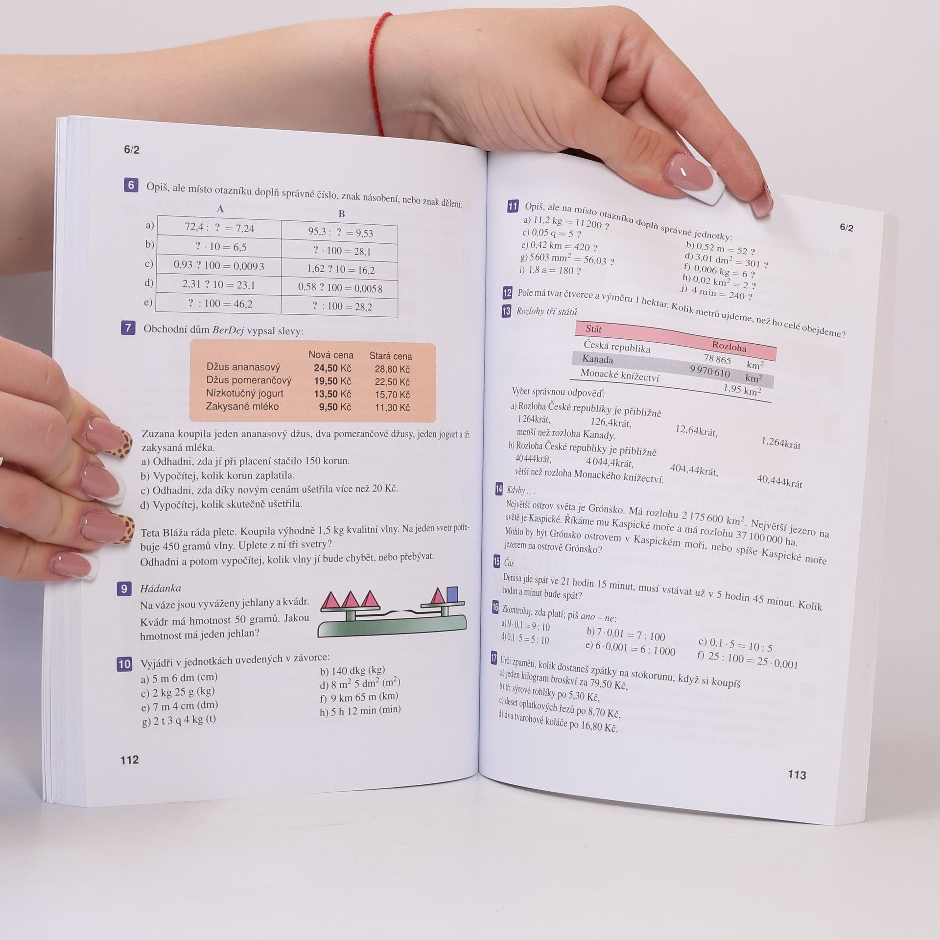 Oldřich Odvárko Pracovní sešit z matematiky : soubor úloh pro 6. ročník základní školy
