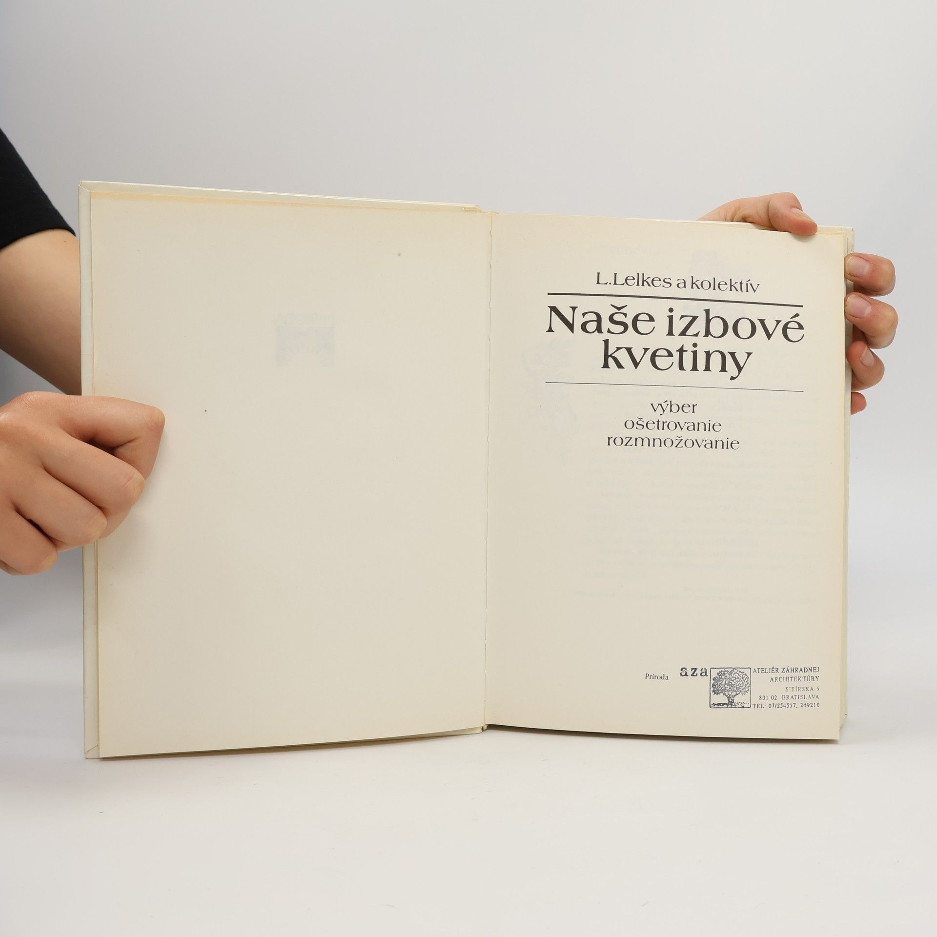 Lajos Lelkes Naše izbové kvetiny
