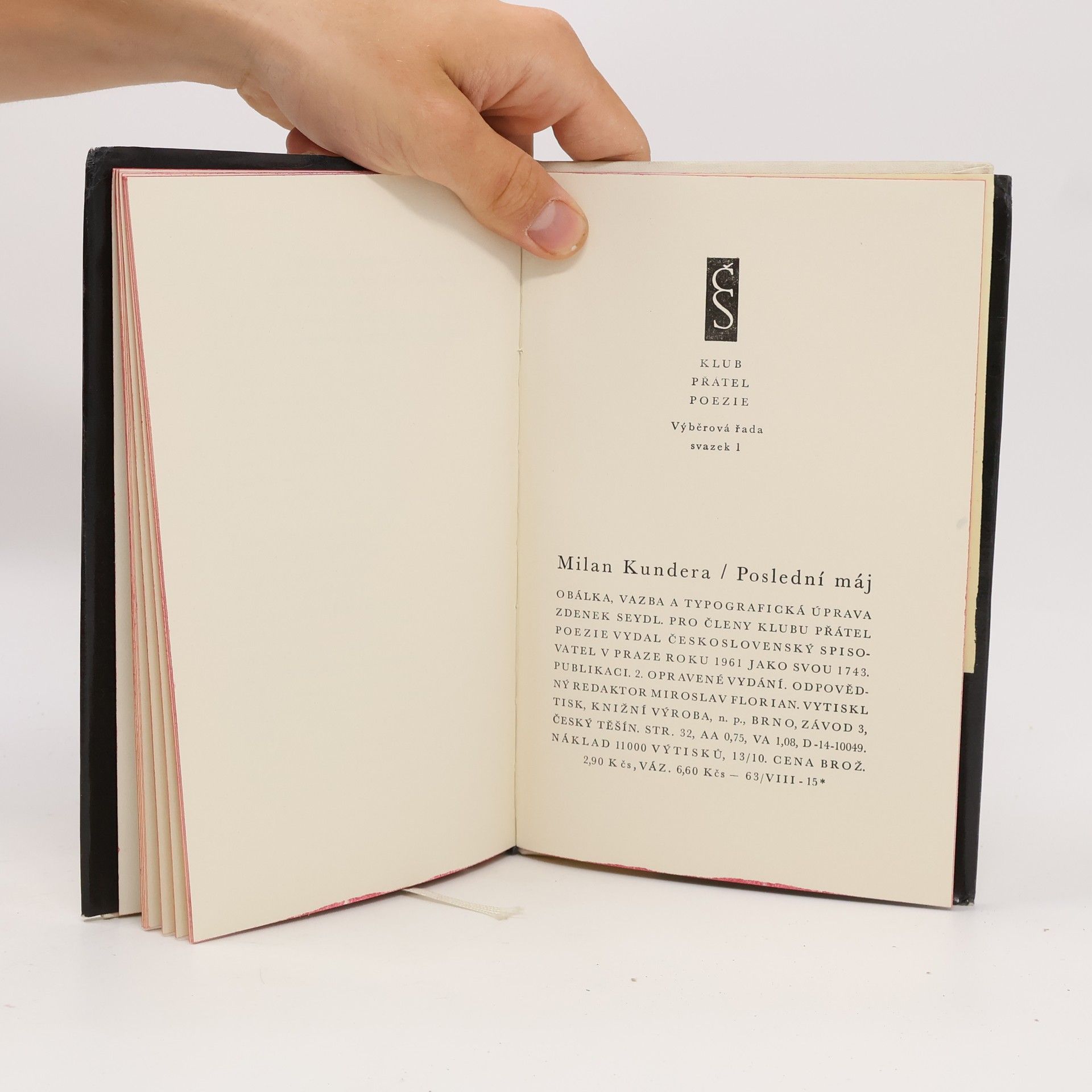 Milan Kundera Poslední máj