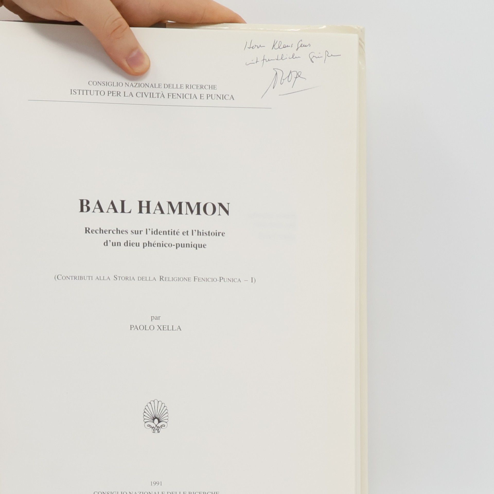 Paolo Xella Baal Hammon