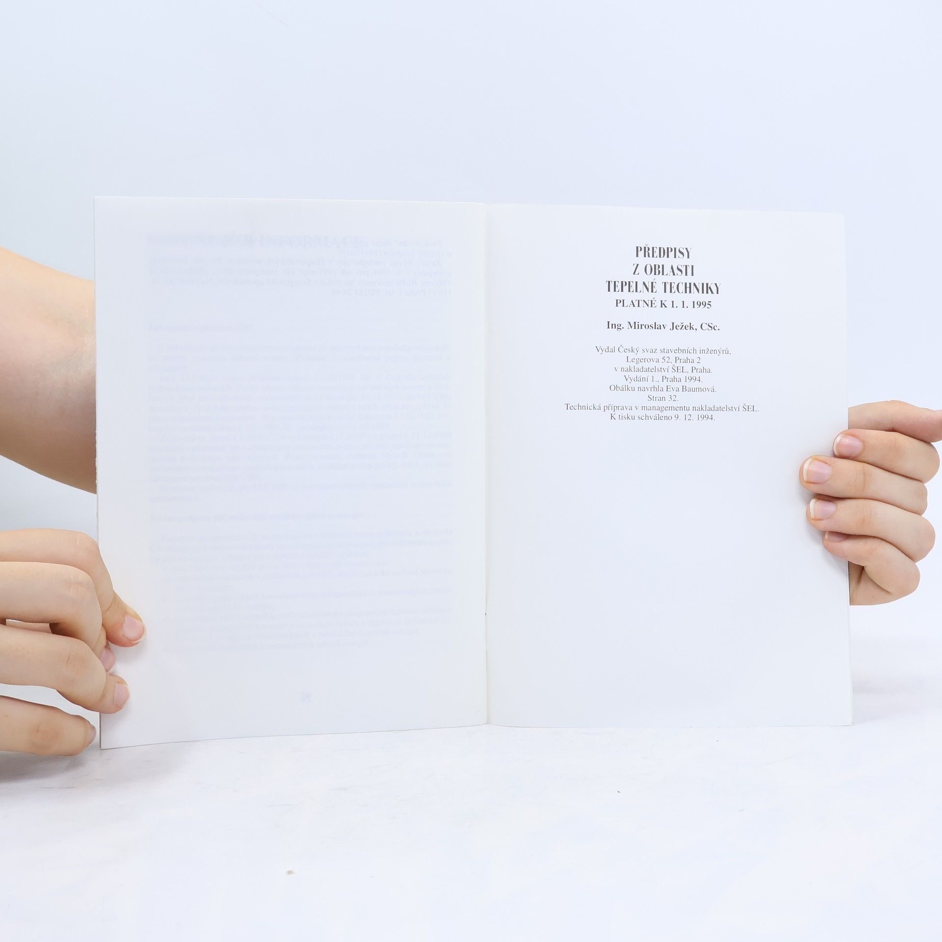 Autorenkollektiv Předpisy z oblasti tepelné techniky platné k 1.1.1995