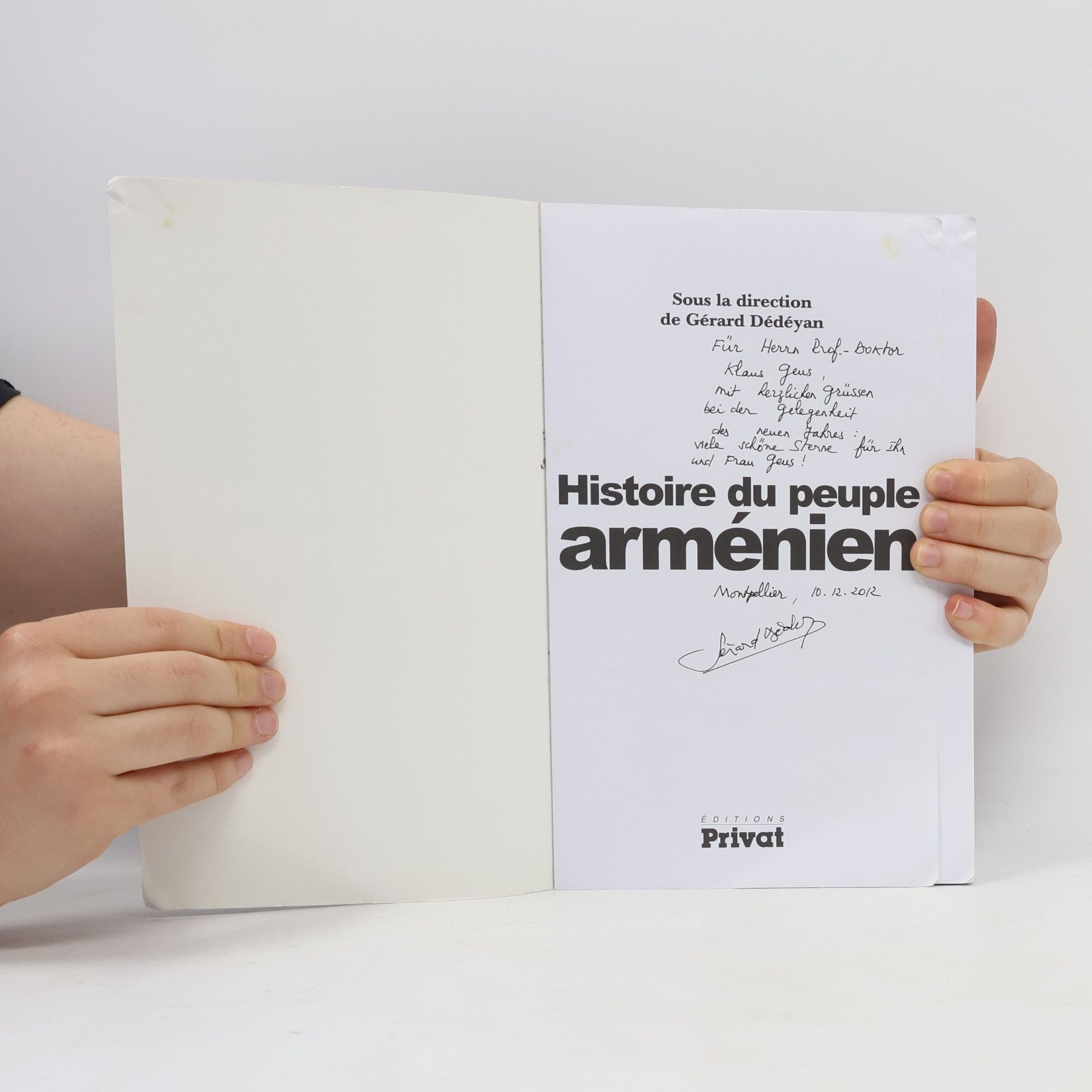 Gérard Dédéyan Histoire du peuple arménien