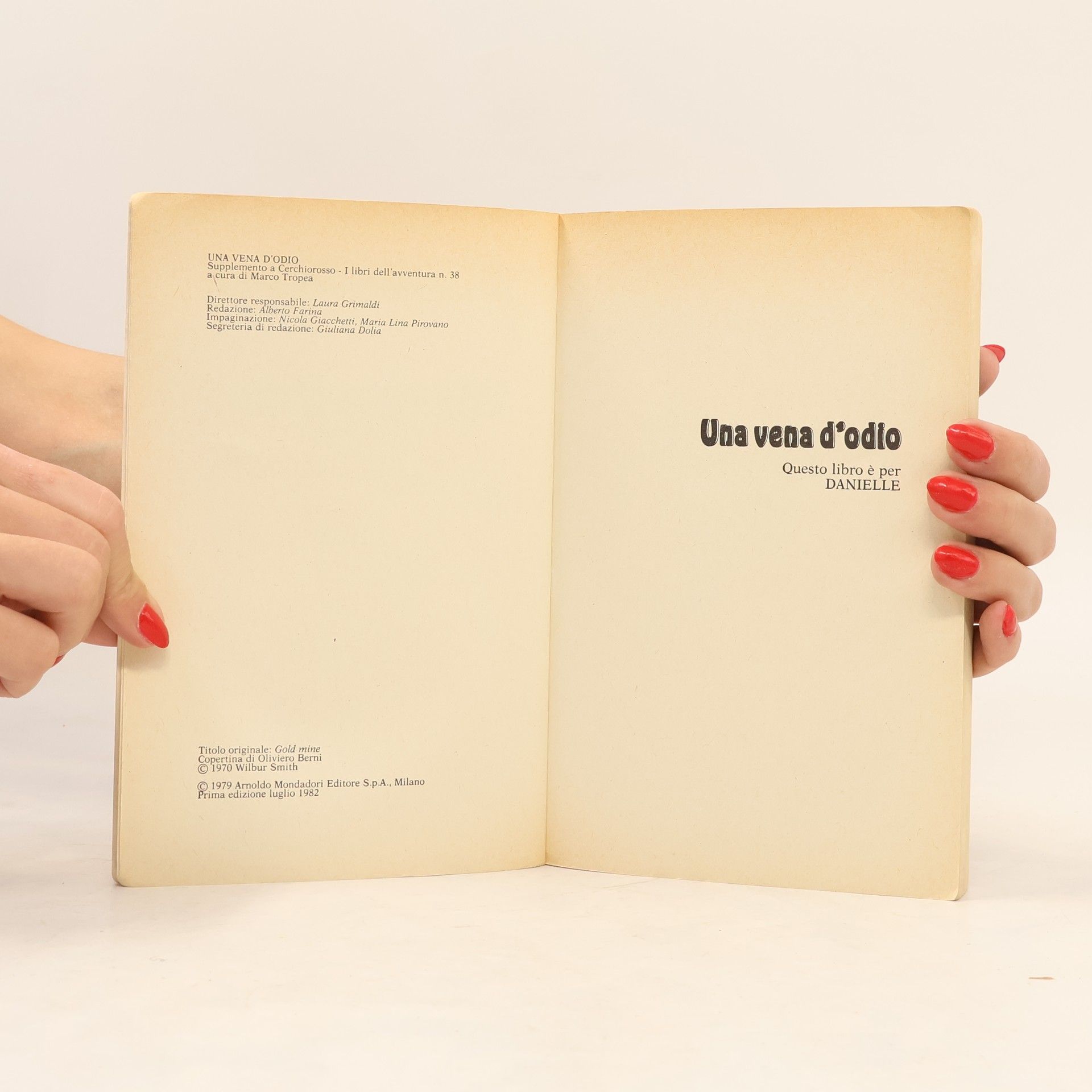 Wilbur A. Smith Una vena d'odlo