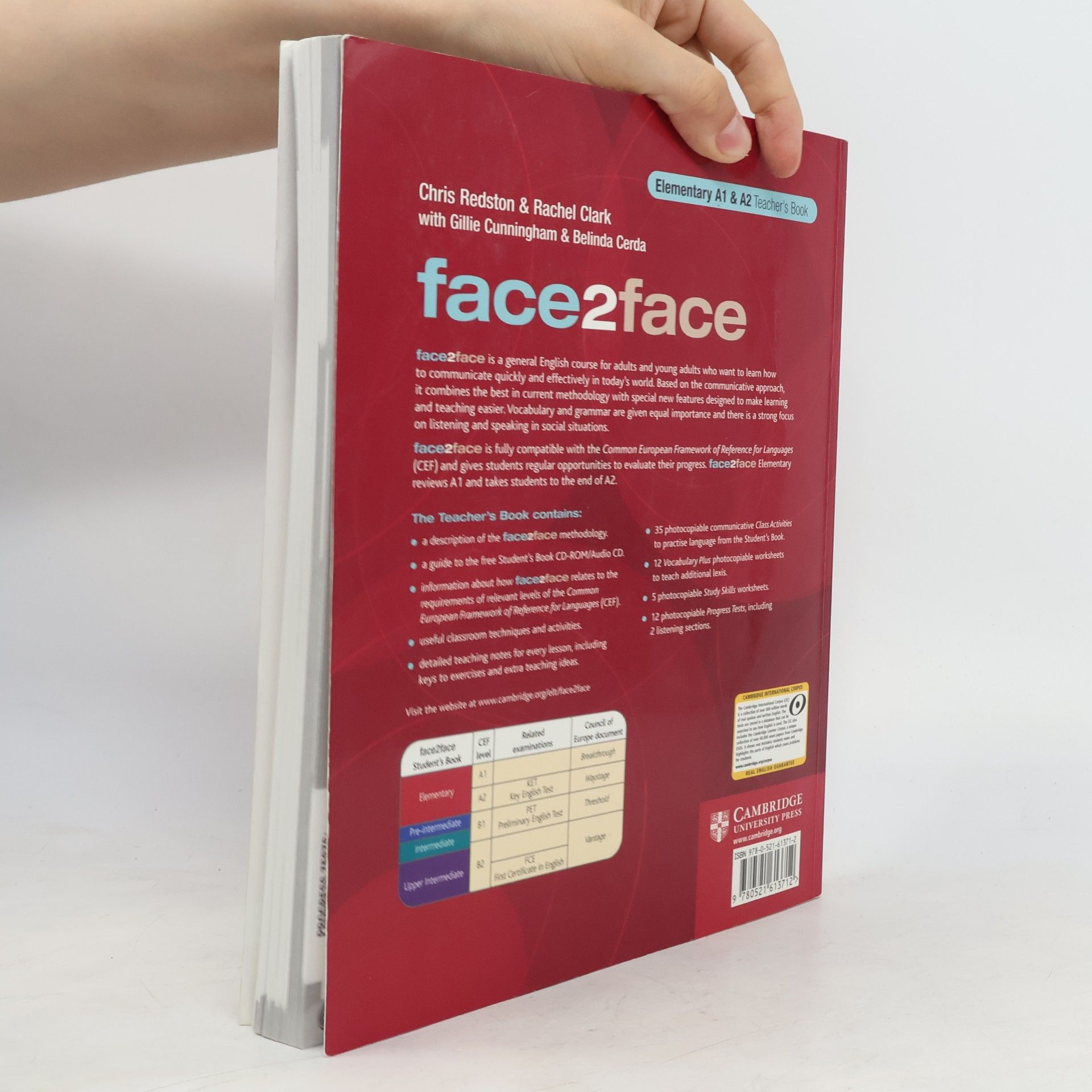 Chris Redstone Face2face : elementary. Teacher's book