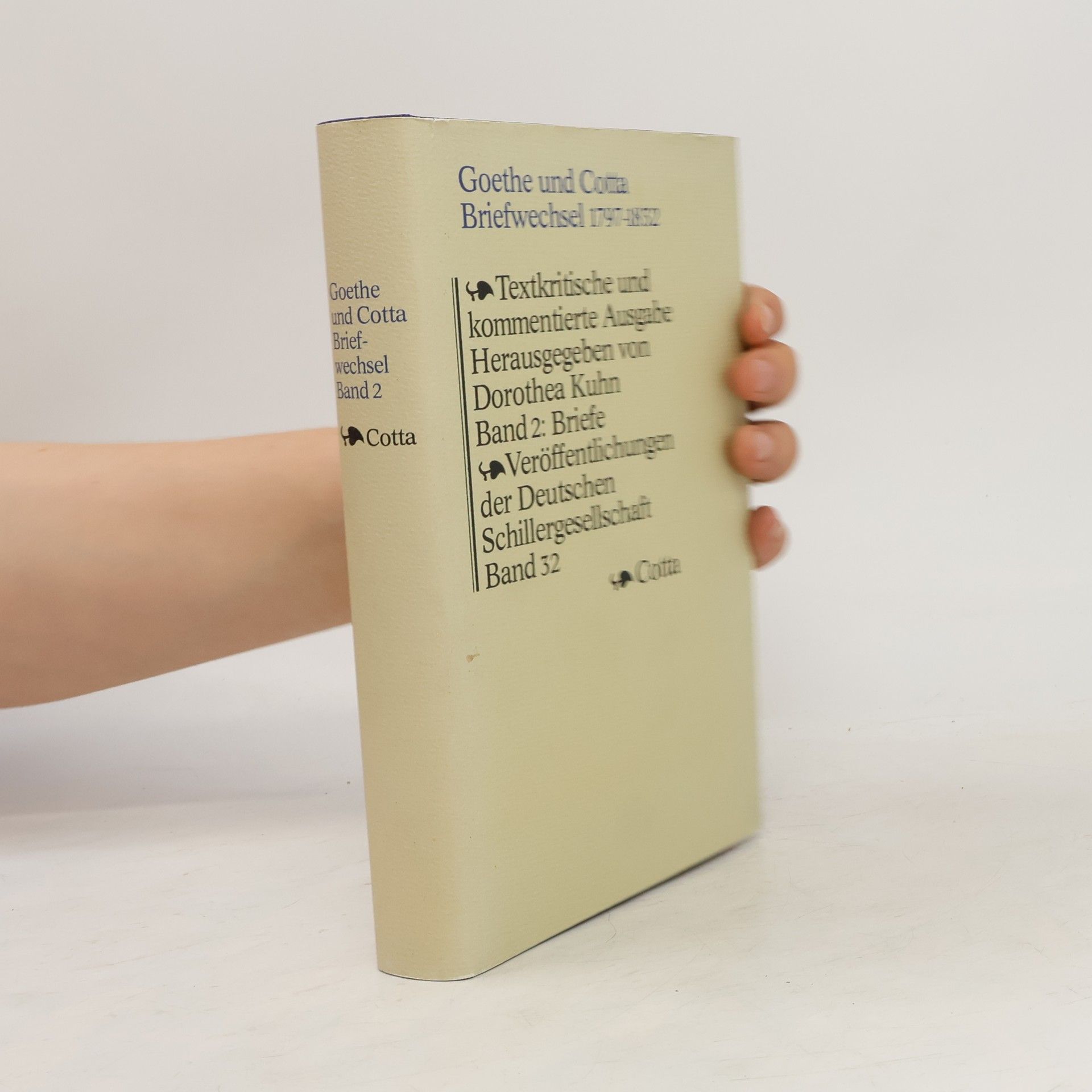 Johann Wolfgang von Goethe Goethe und Cotta Briefwechsel 1797-1832 : Textkritische und kommentierte Ausgabe in drei Bänden. Bd. 2, Briefe 1816-1832