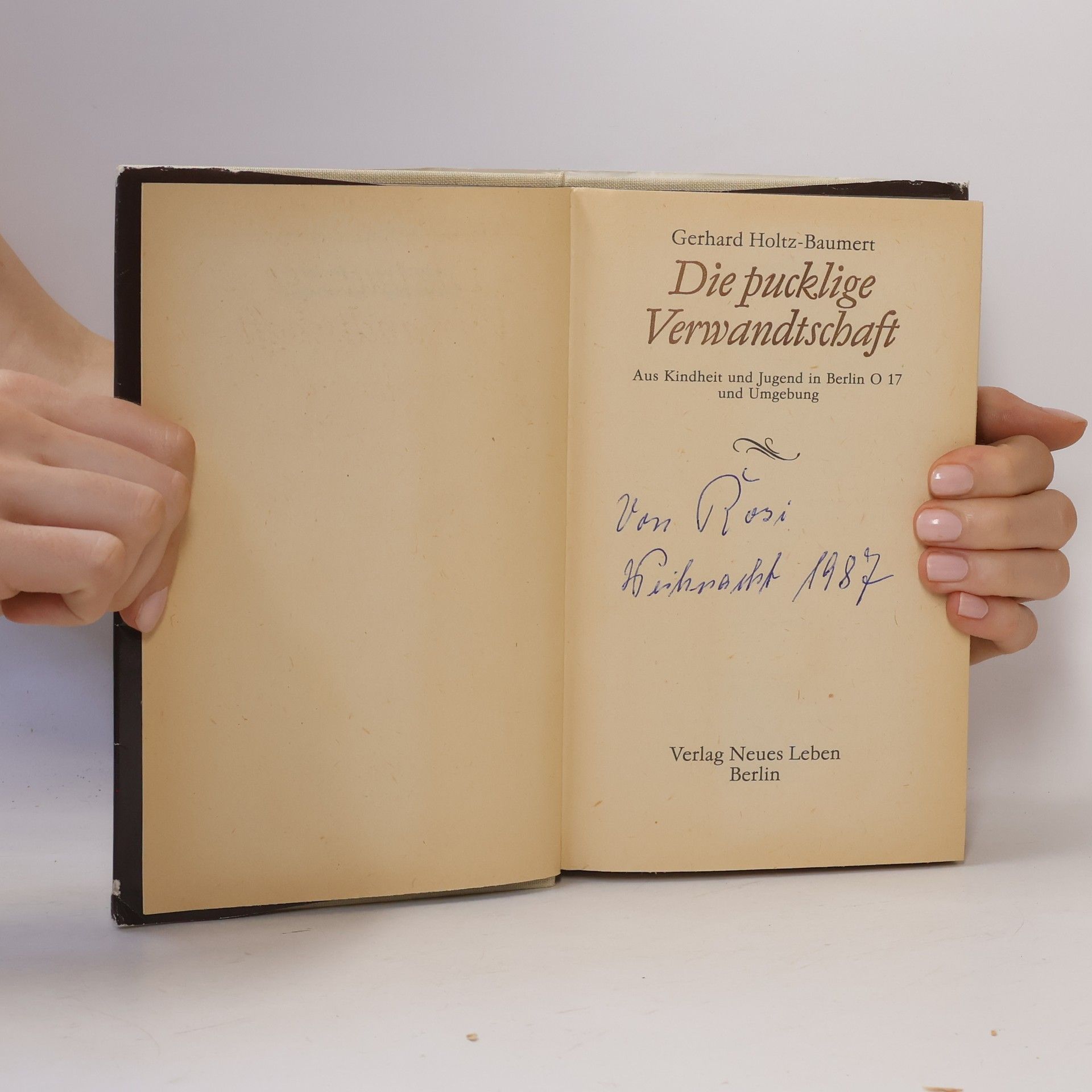 Gerhard Holtz Baumert Die pucklige Verwandtschaft