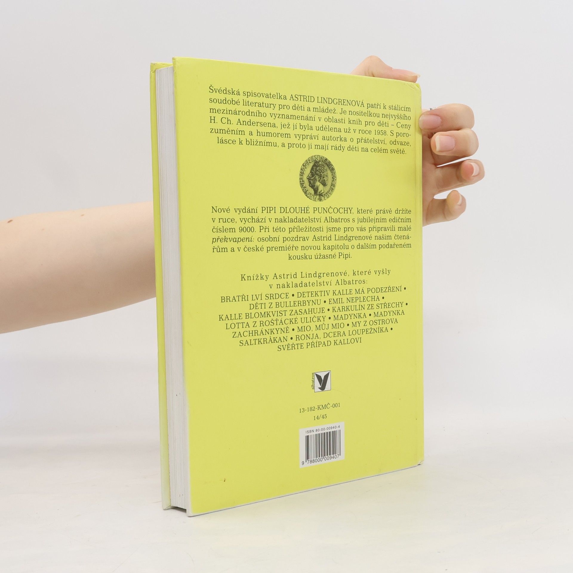 Astrid Lindgren Pipi Dlouhá punčocha