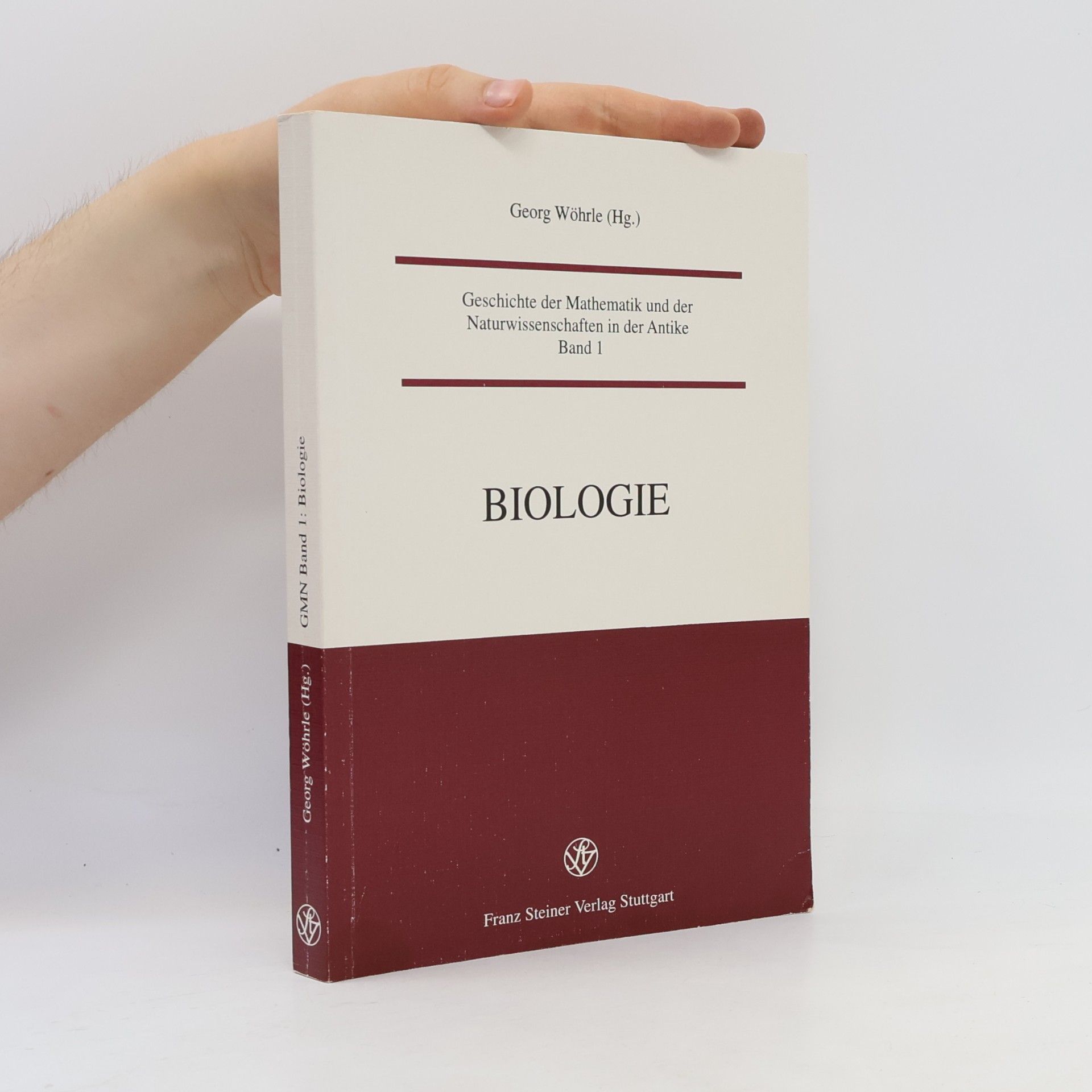 Jochen Althoff Geschichte der Mathematik und der Naturwissenschaften in der Antike - 1: Biologie