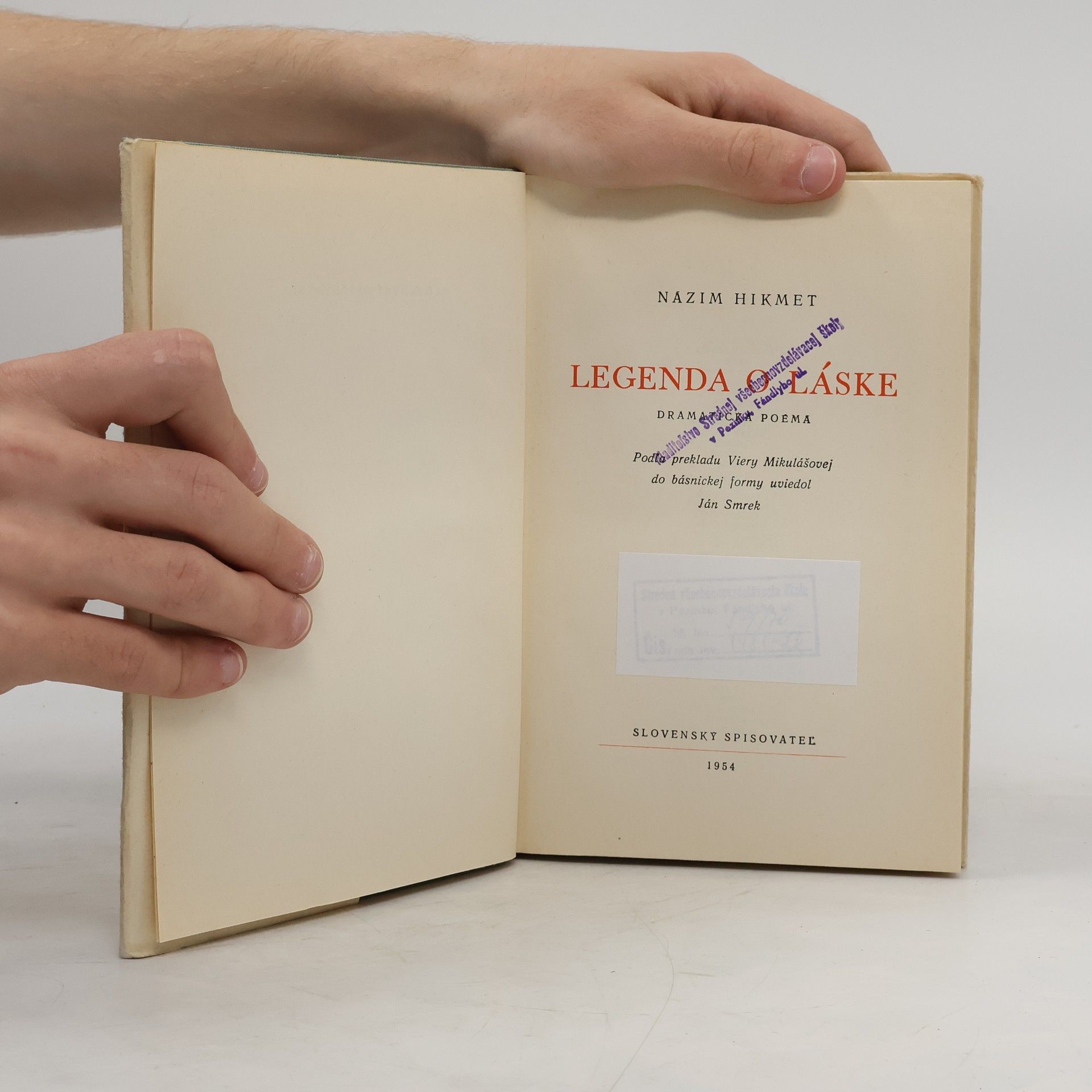 Nâzım Hikmet Legenda o láske