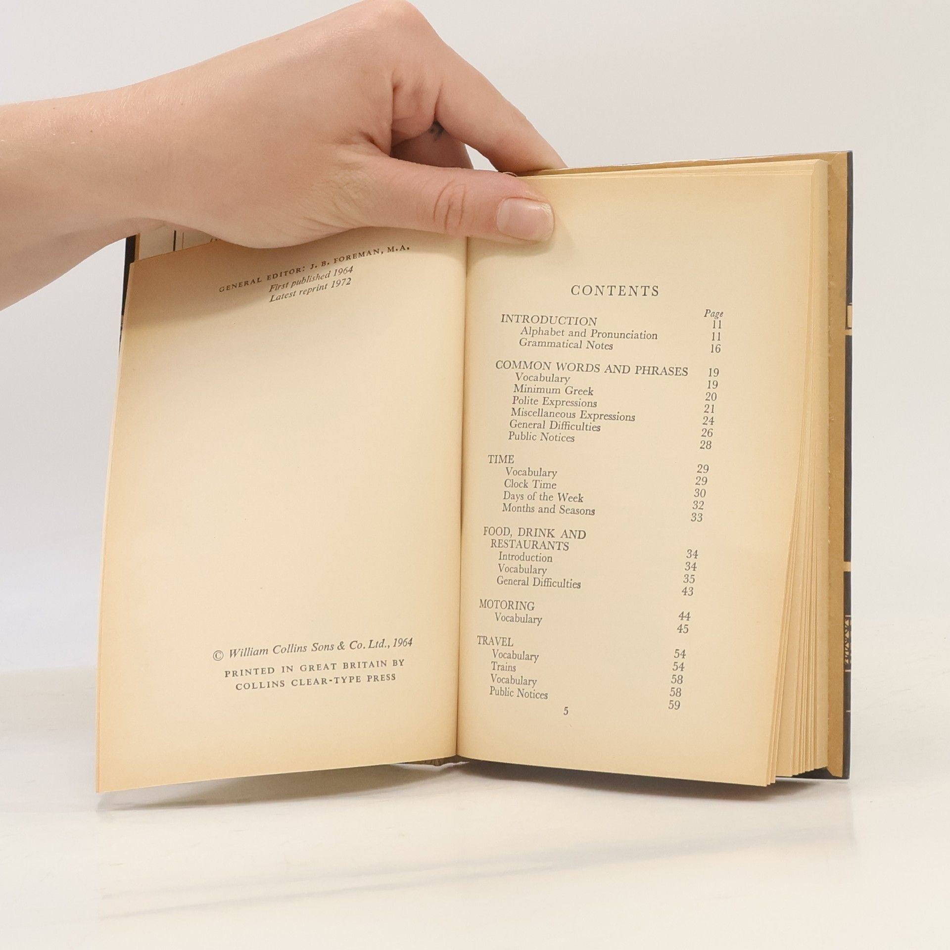 Collectif d'auteurs Collins Greek Phrase Book. Greek