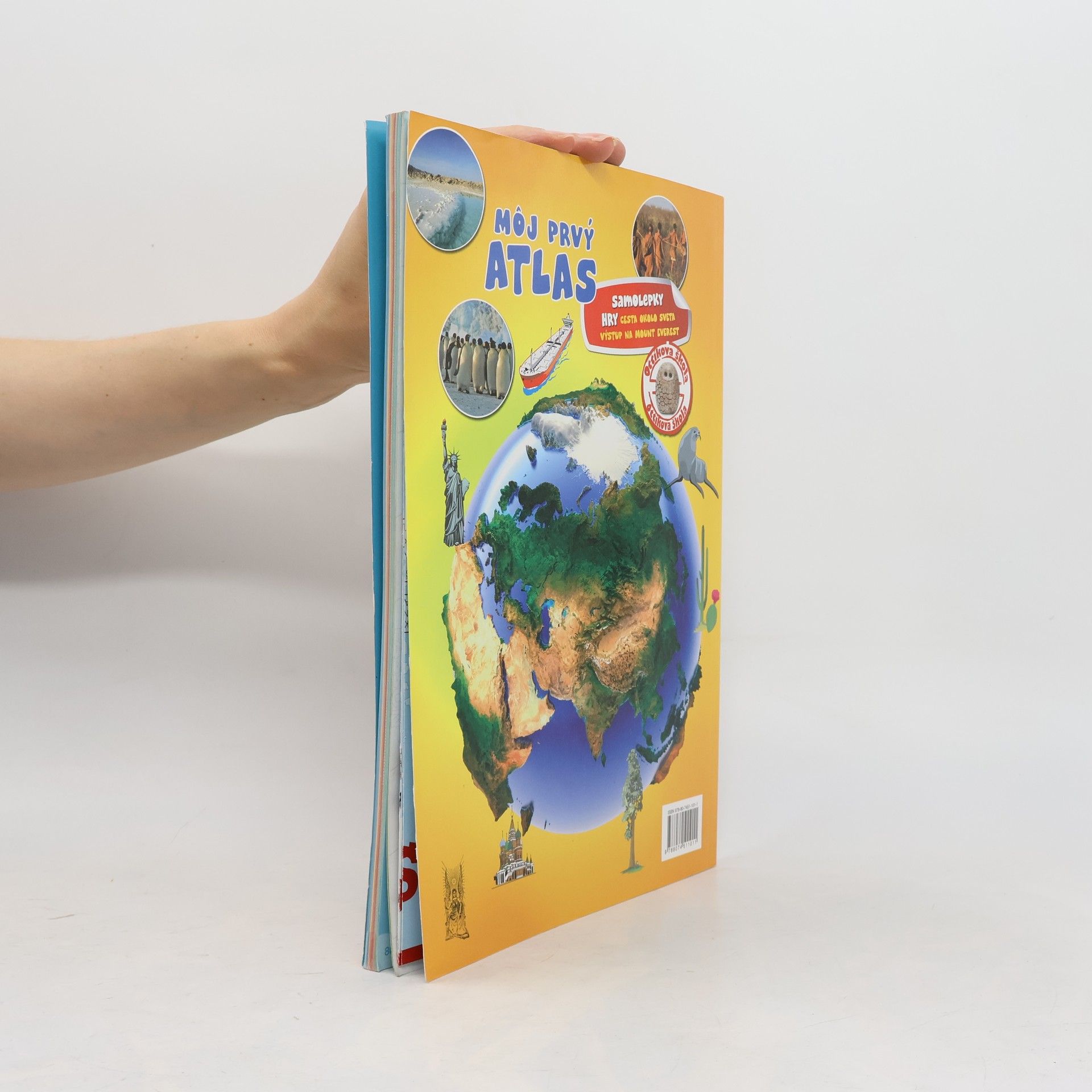 Jaroslav Synek Môj prvý atlas : samolepky, rozkladacie hry