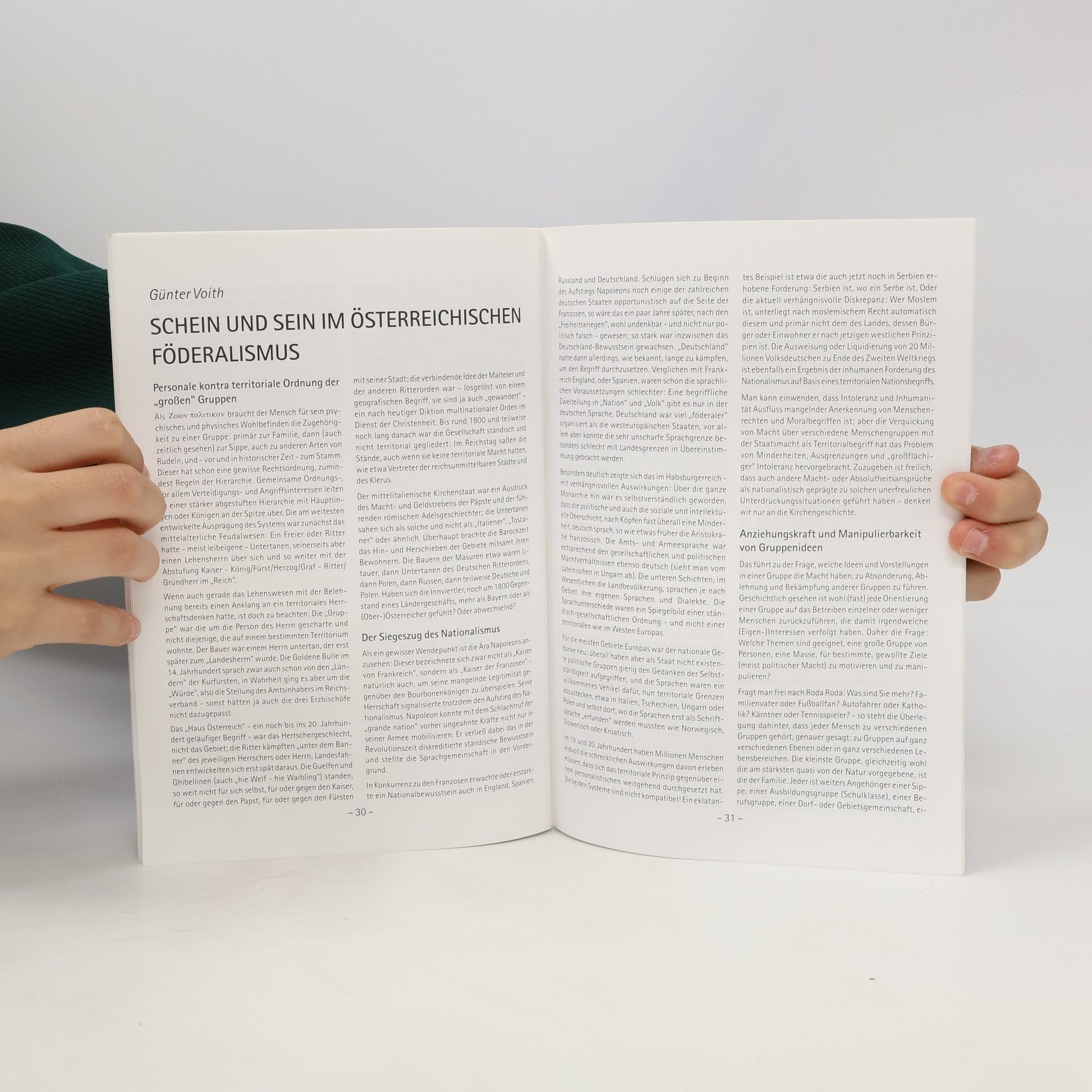 Erich Reiter Föderalismus als Gestaltungsprinzip 21