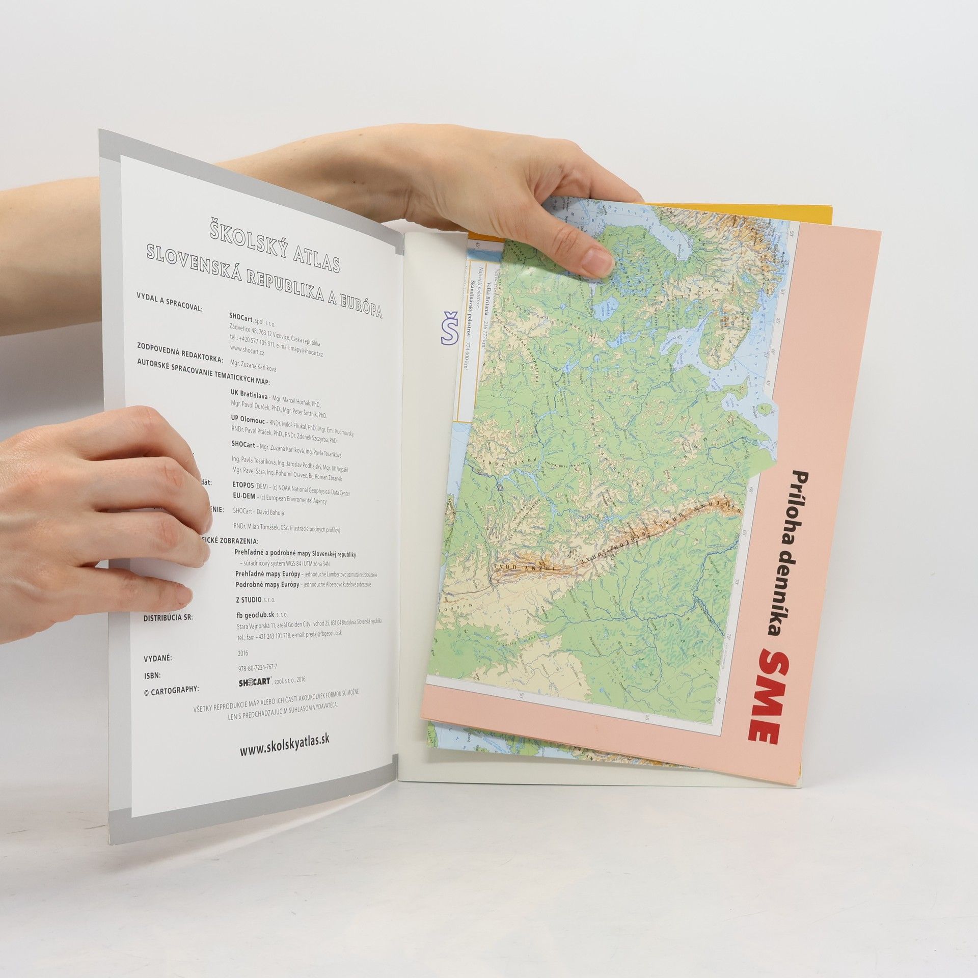 Kolektiv autorů Školský atlas Slovenská republika a Európa